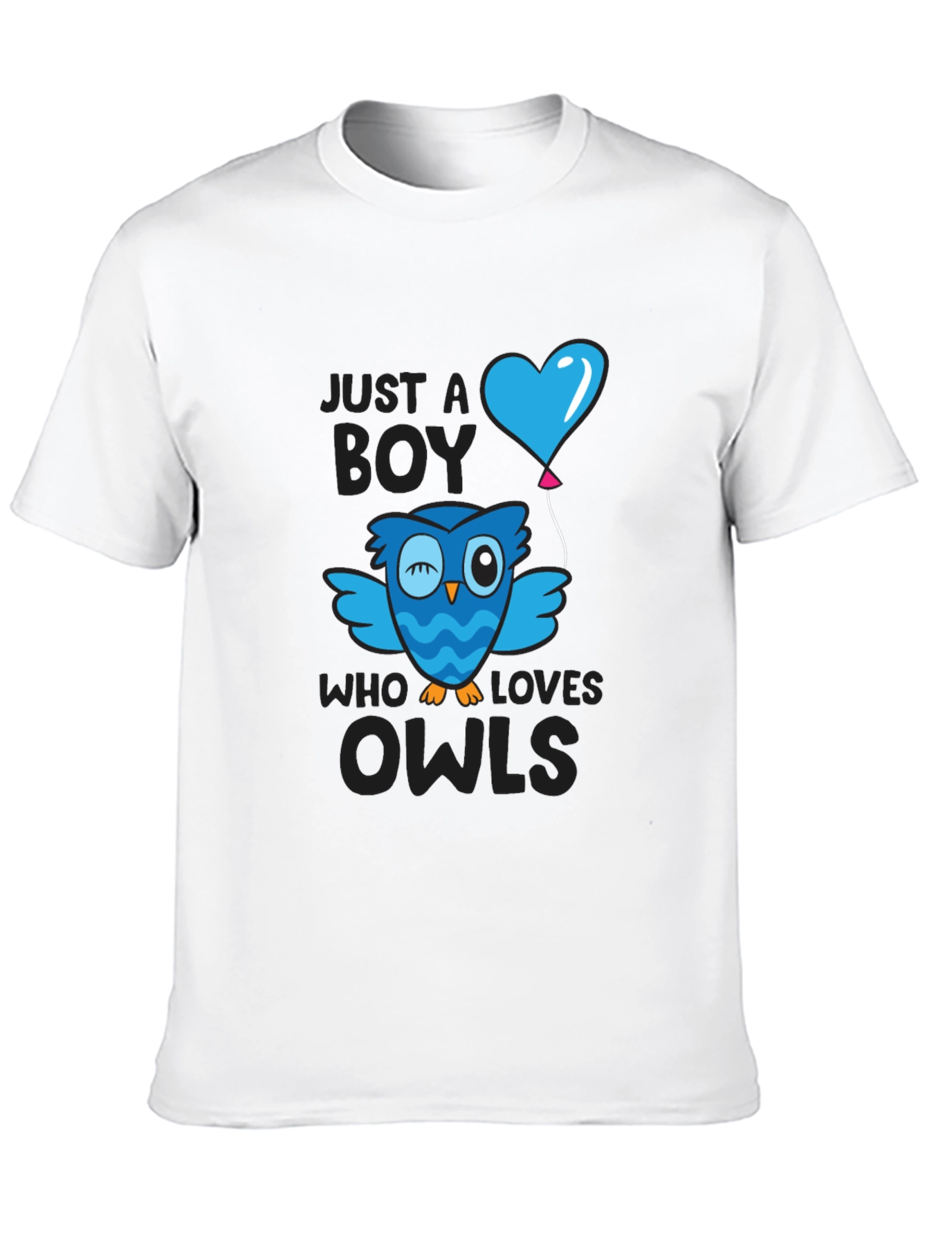 Just A Boy Who Loves Owls Graphic Tee