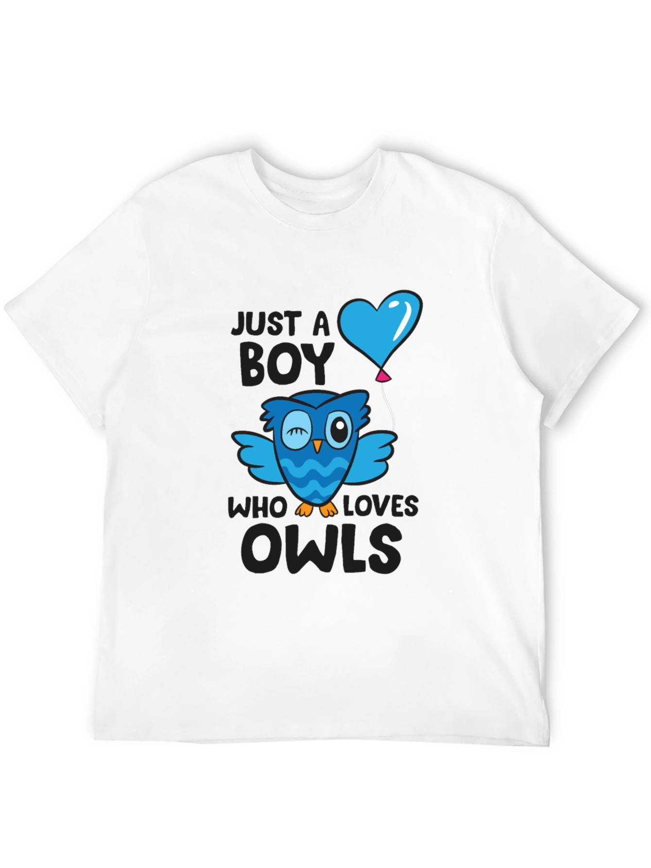 Just A Boy Who Loves Owls Graphic Tee