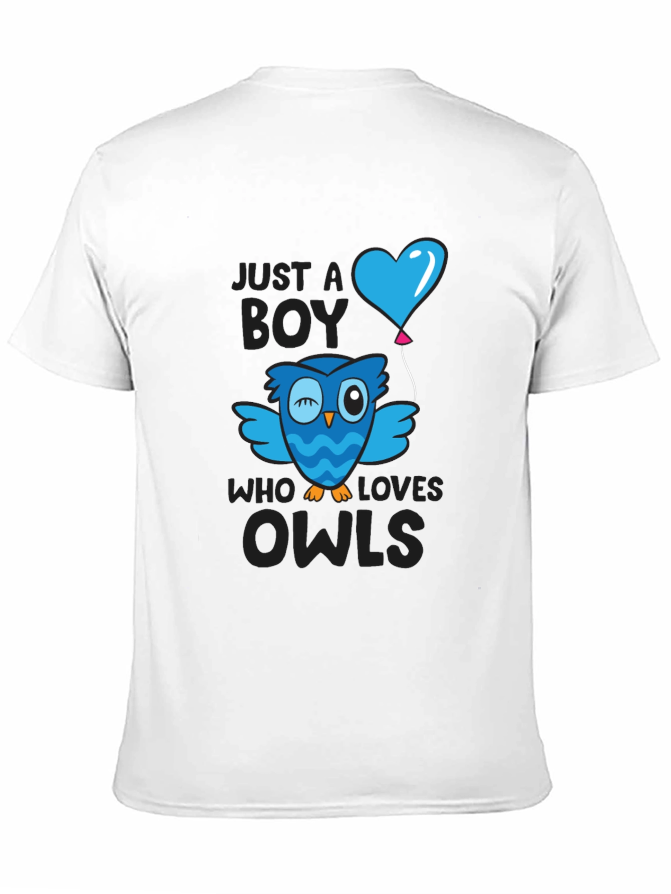 Just A Boy Who Loves Owls Graphic Tee