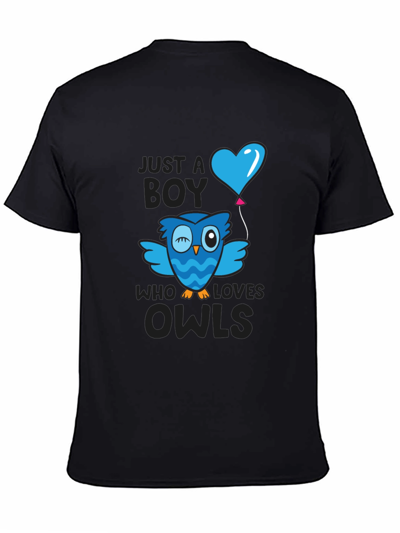 Just A Boy Who Loves Owls Graphic Tee