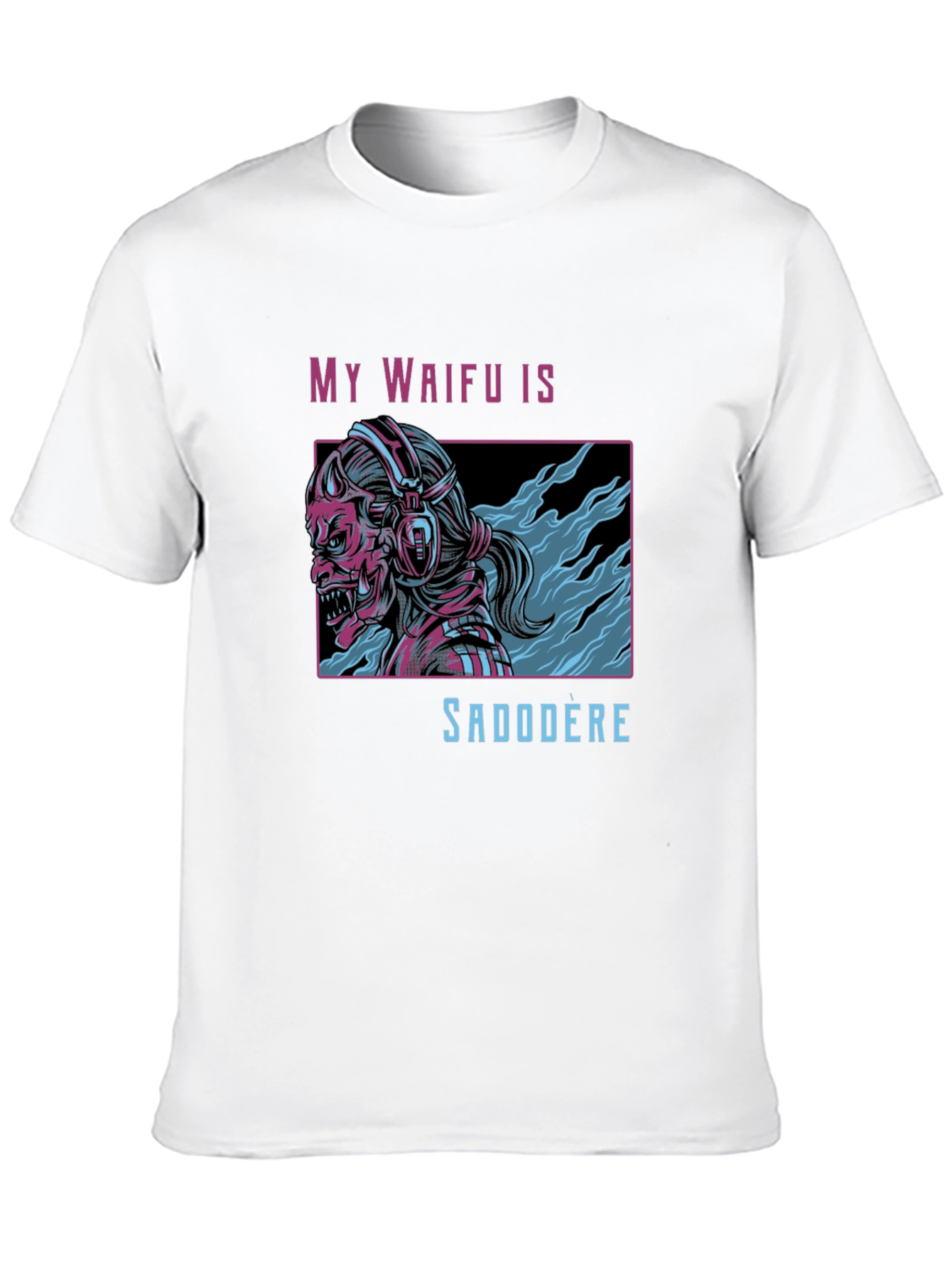 My Waifu Is Sadodere Black T-Shirt
