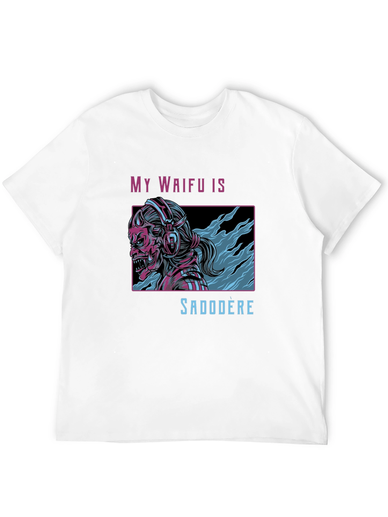 My Waifu Is Sadodere Black T-Shirt