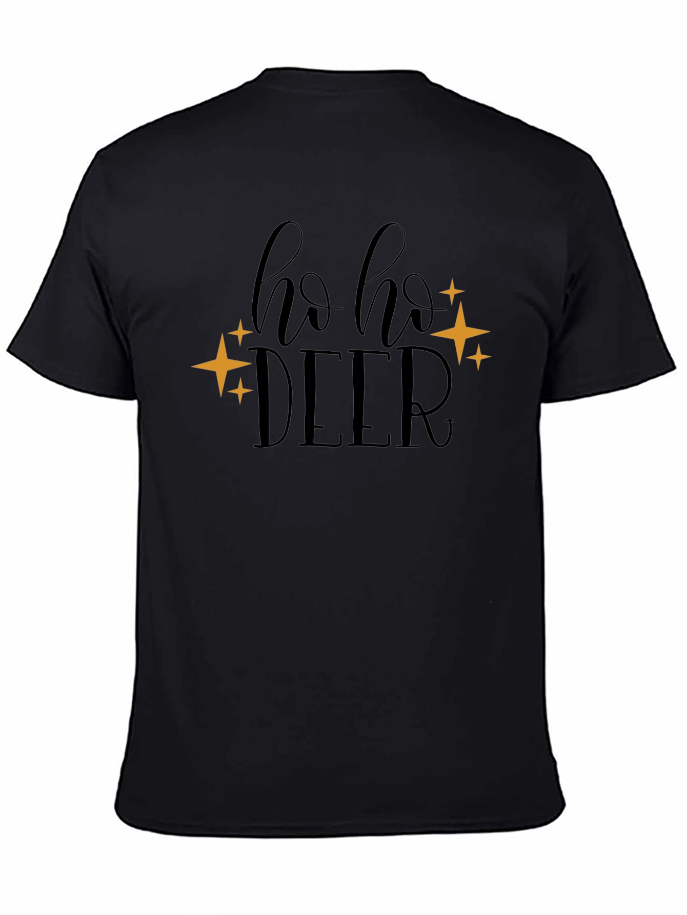 Ho Ho Deer Graphic Tee - Christmas T-Shirt