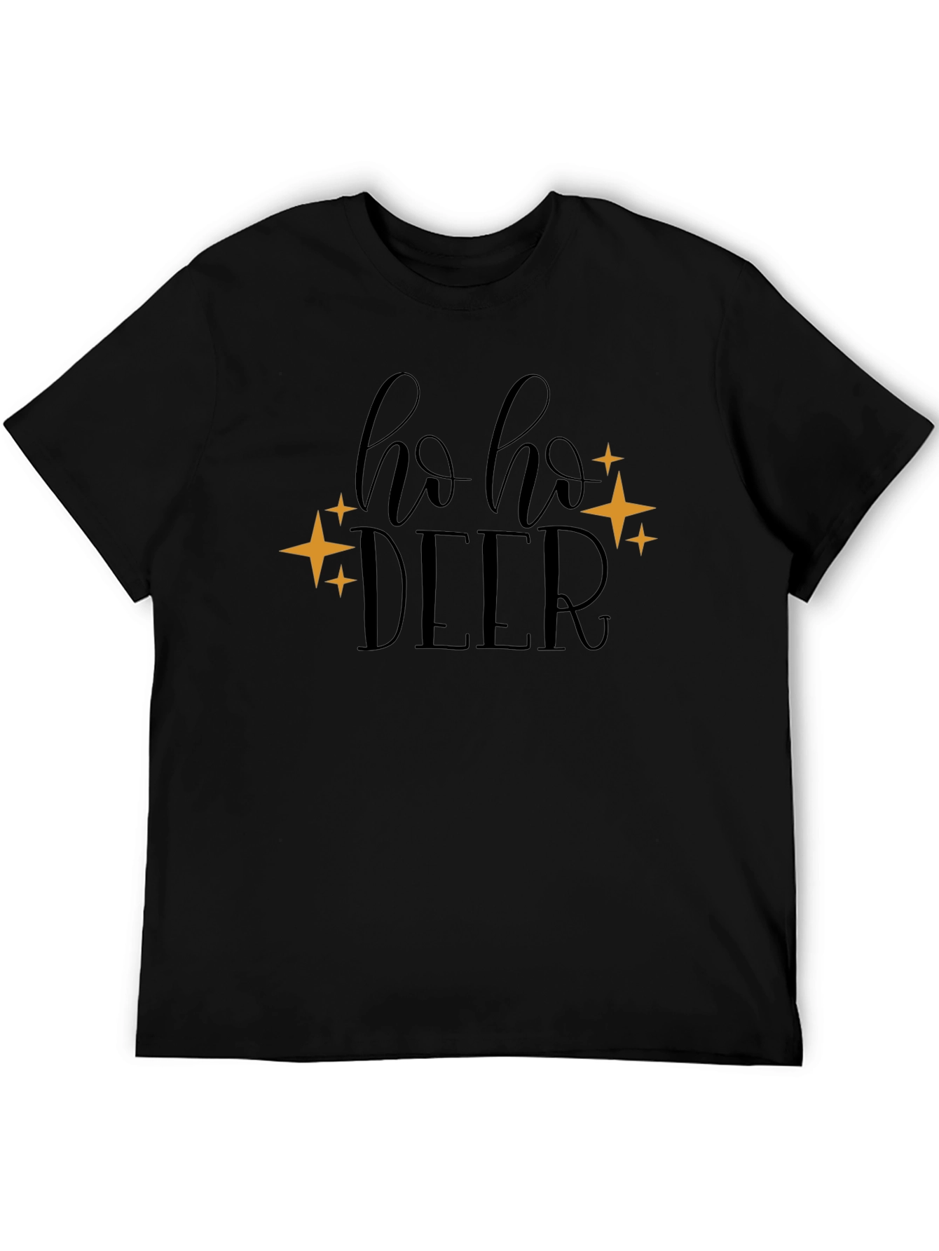 Ho Ho Deer Graphic Tee - Christmas T-Shirt