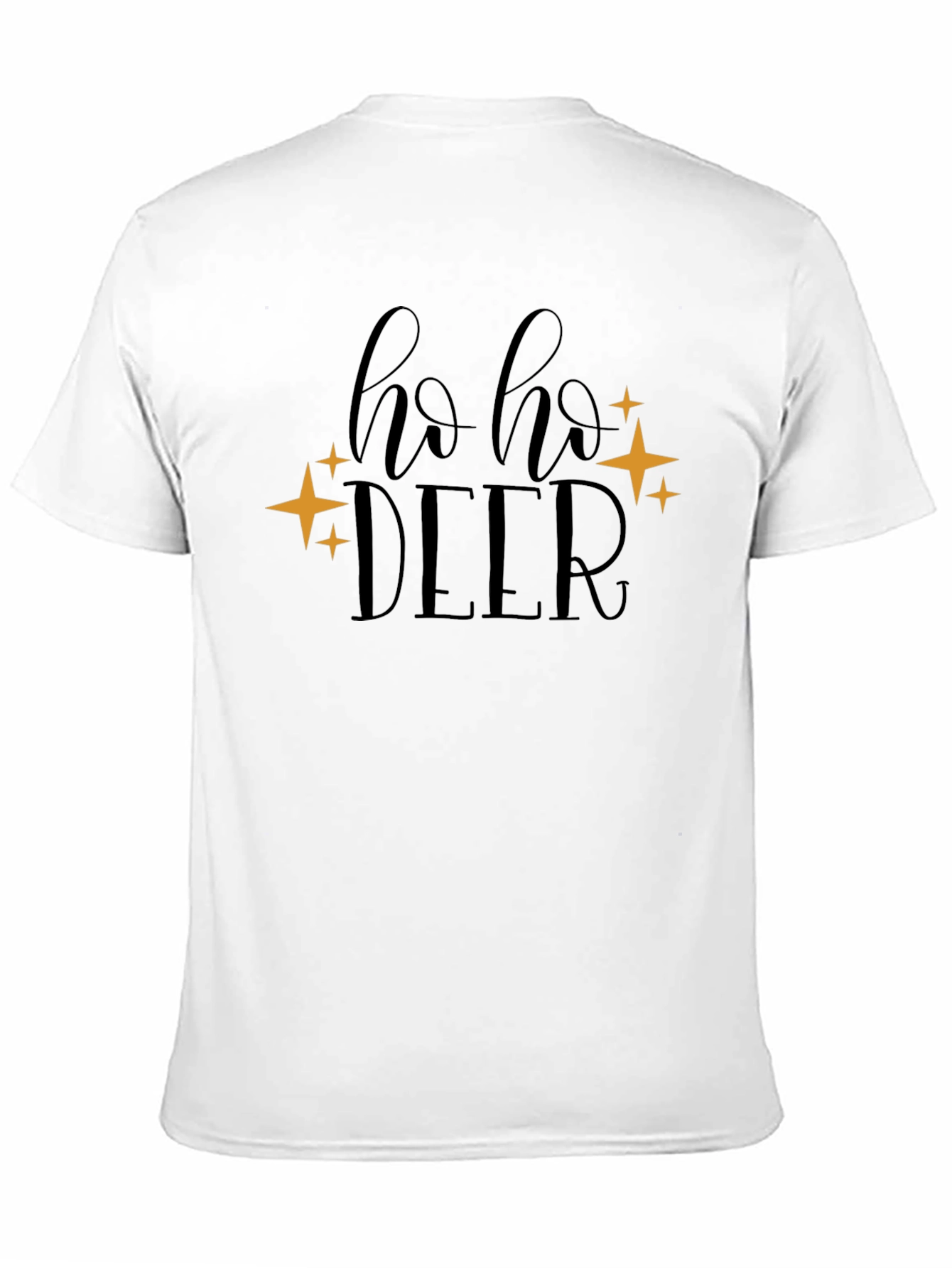 Ho Ho Deer Graphic Tee - Christmas T-Shirt