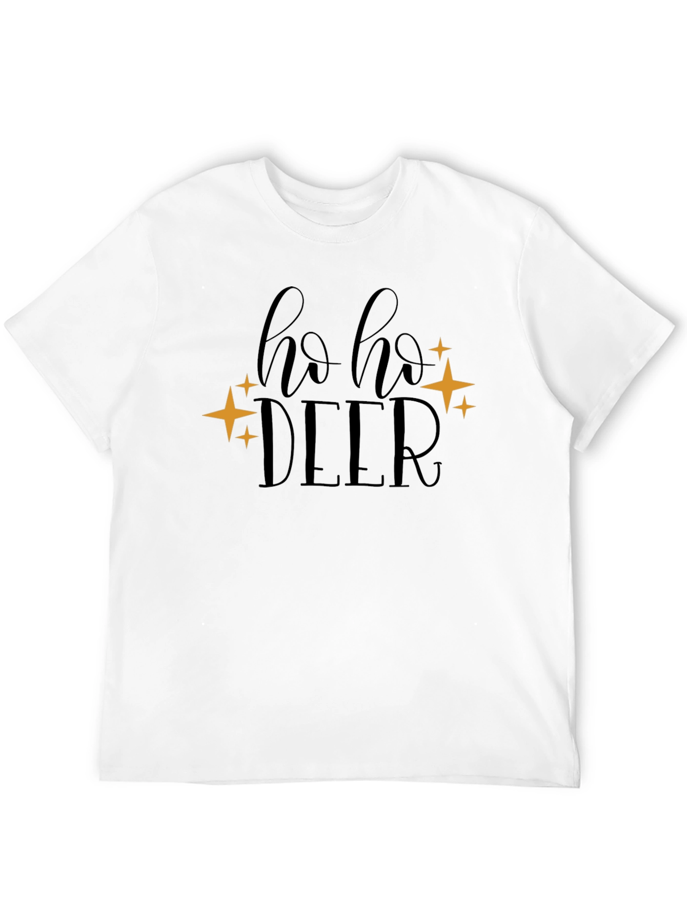 Ho Ho Deer Graphic Tee - Christmas T-Shirt