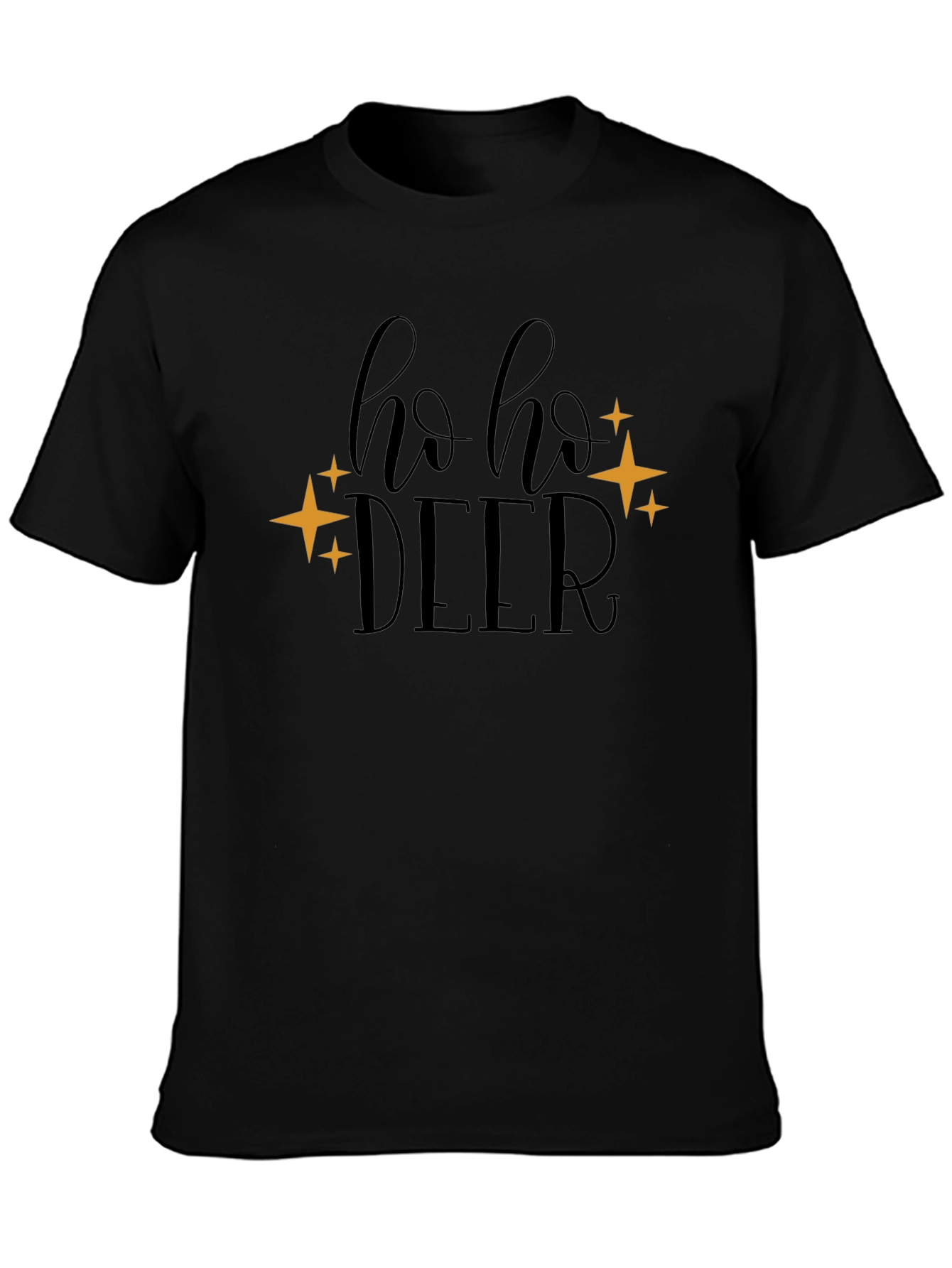 Ho Ho Deer Graphic Tee - Christmas T-Shirt