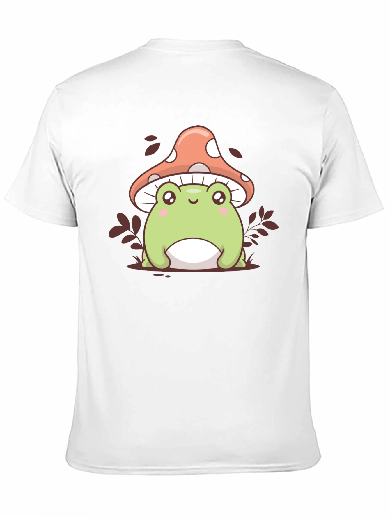 Cute Frog & Mushroom Graphic Tee