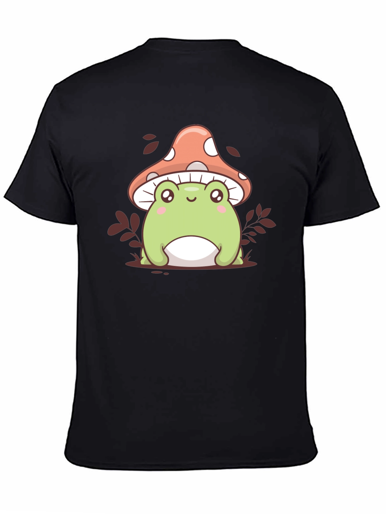 Cute Frog & Mushroom Graphic Tee