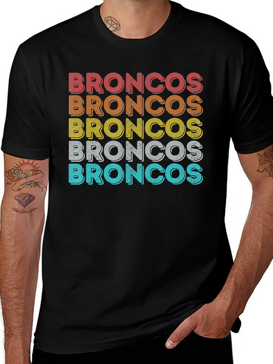 Retro Broncos Fan T-Shirt