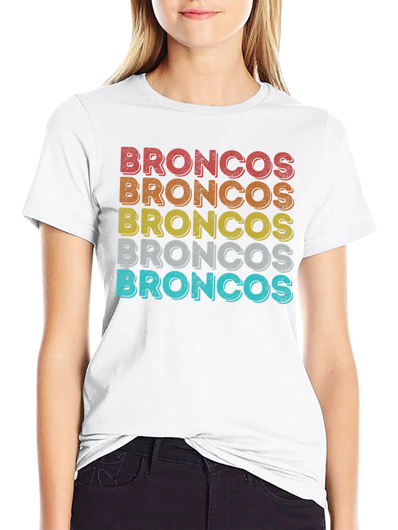 Retro Broncos Fan T-Shirt