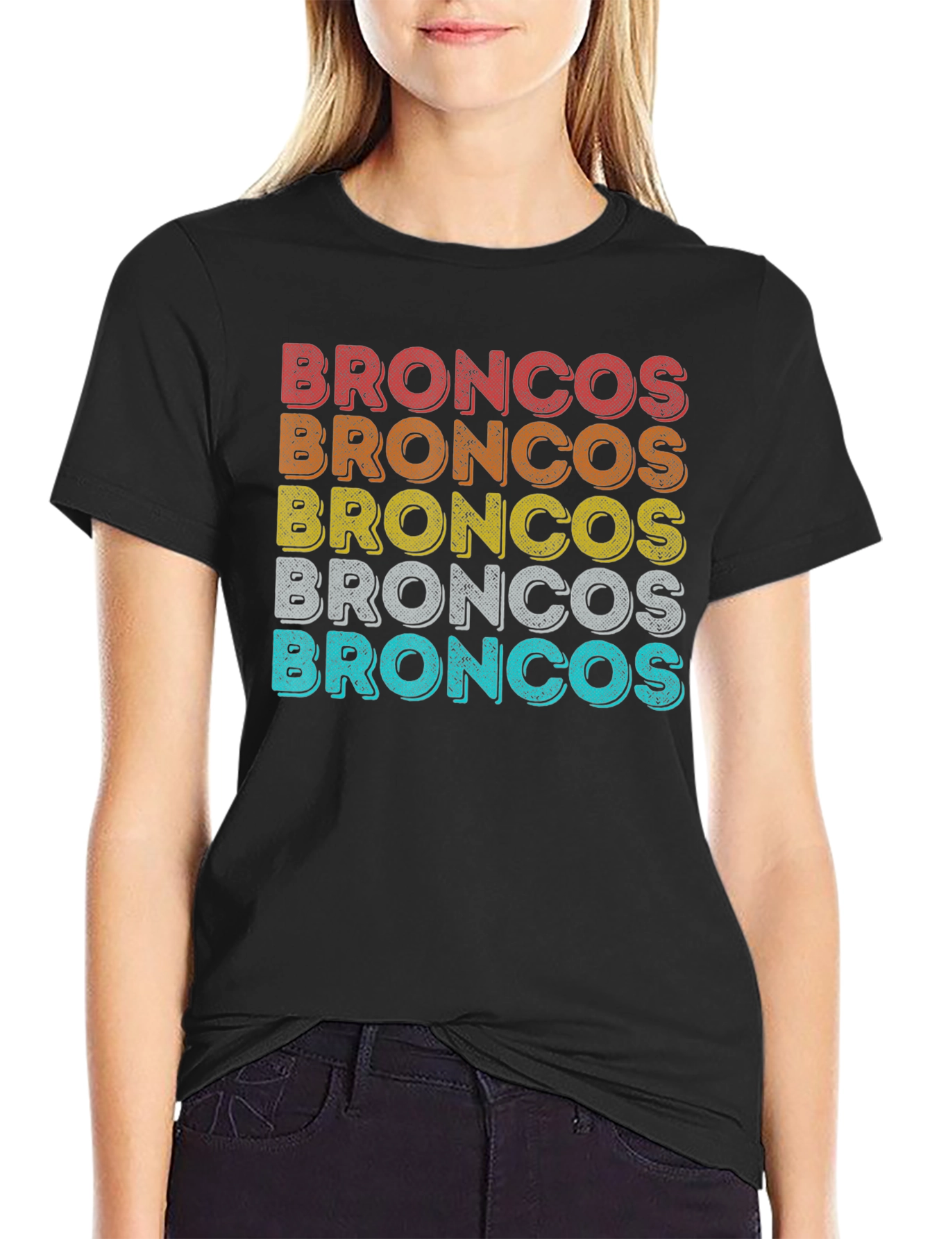 Retro Broncos Fan T-Shirt