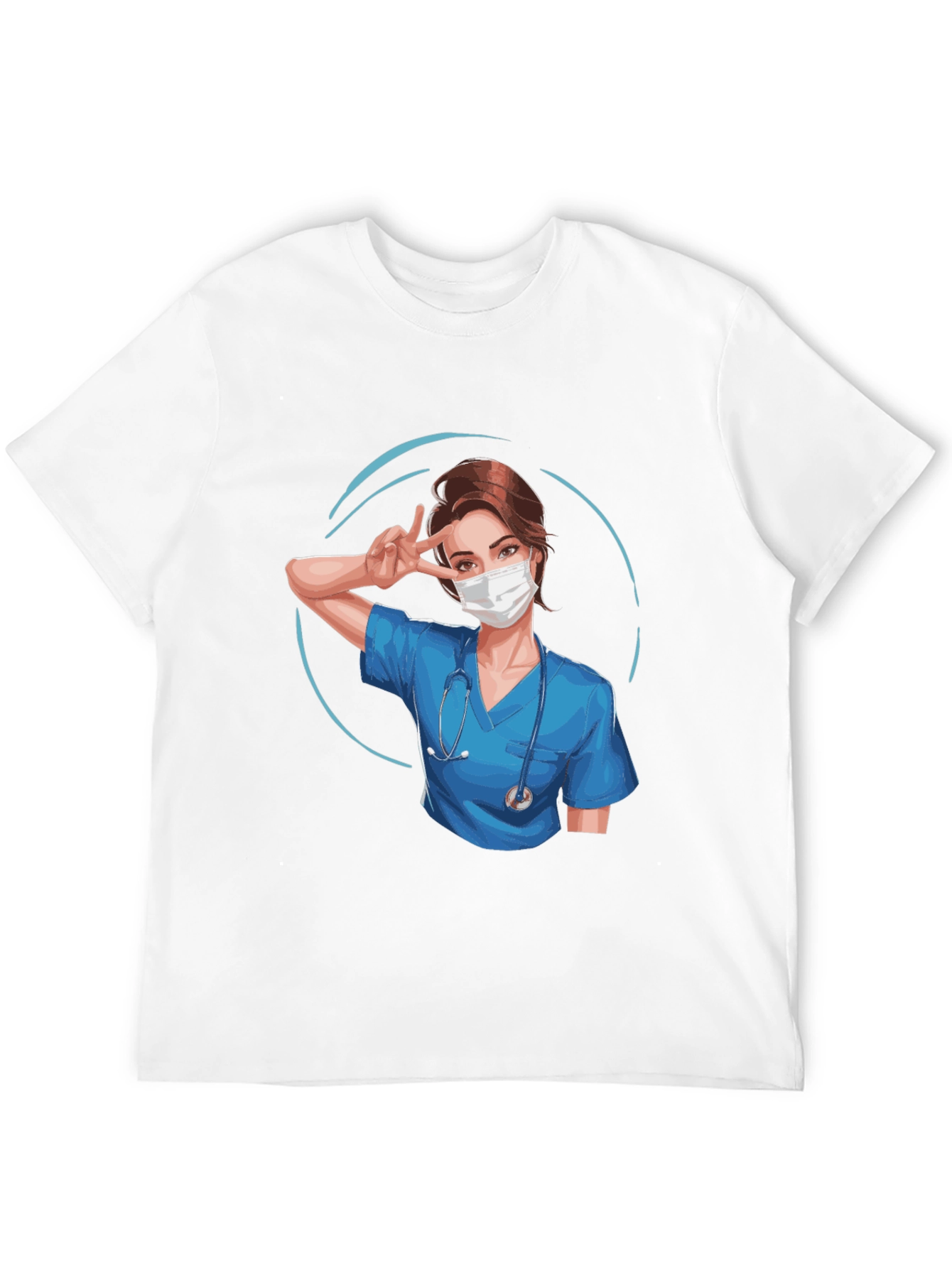 Nurse Graphic T-Shirt - Black