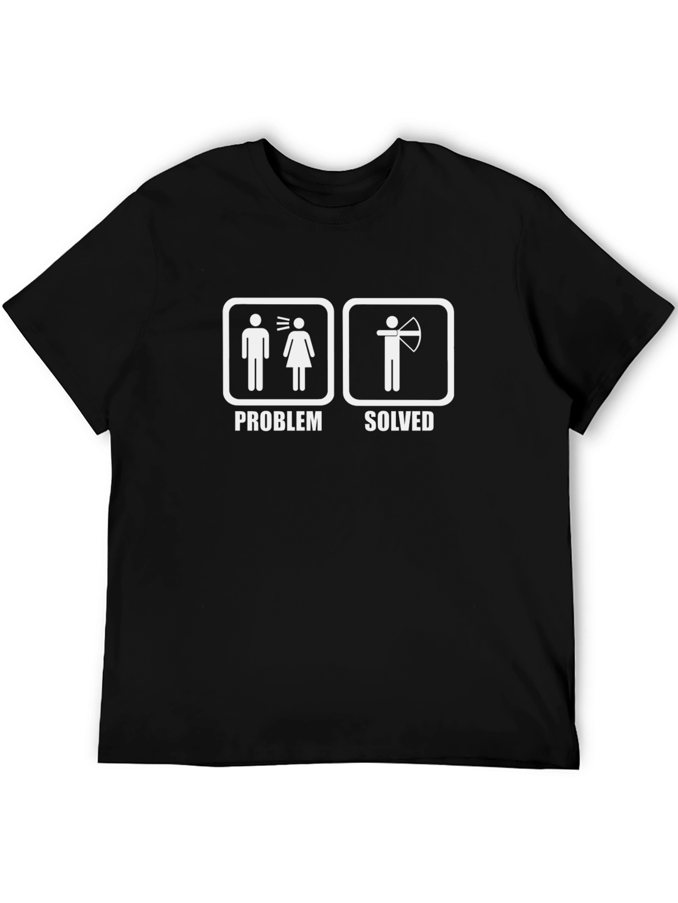 Problem Solved Archer T-Shirt Funny Humor Tee