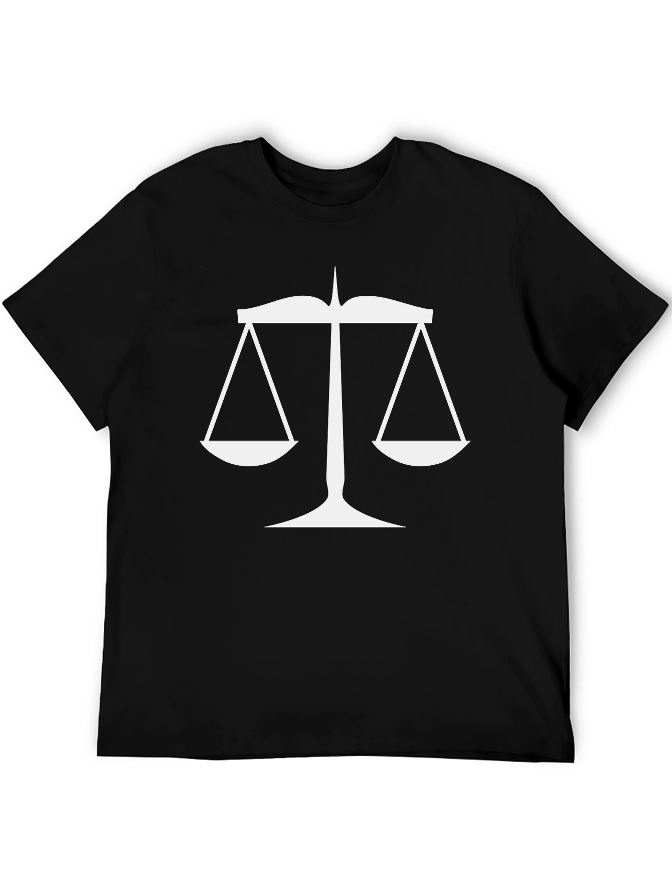 Scales of Justice Graphic Tee - Black Unisex Shirt