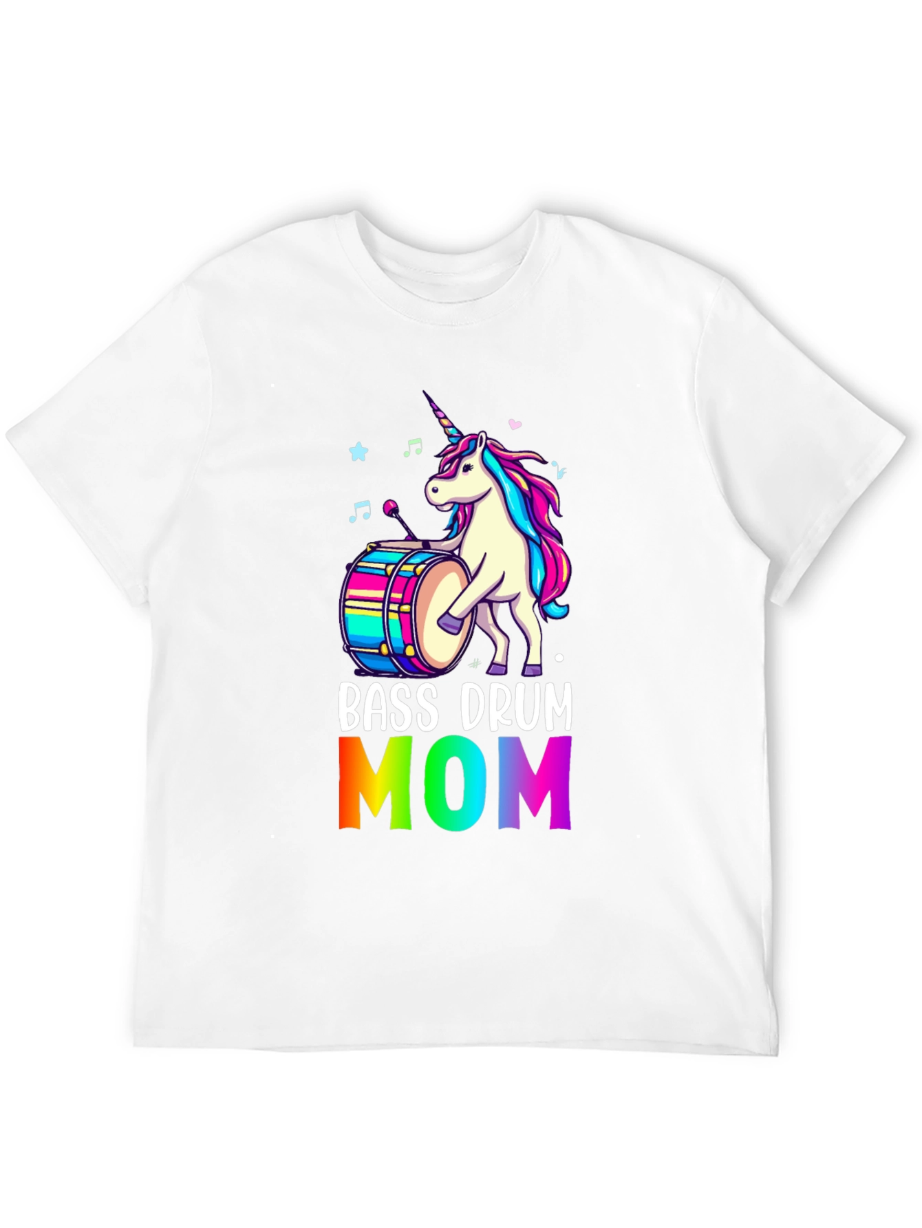 Bass Drum Mom Unicorn T-Shirt