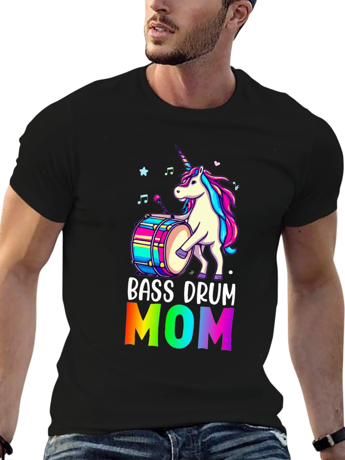 Bass Drum Mom Unicorn T-Shirt