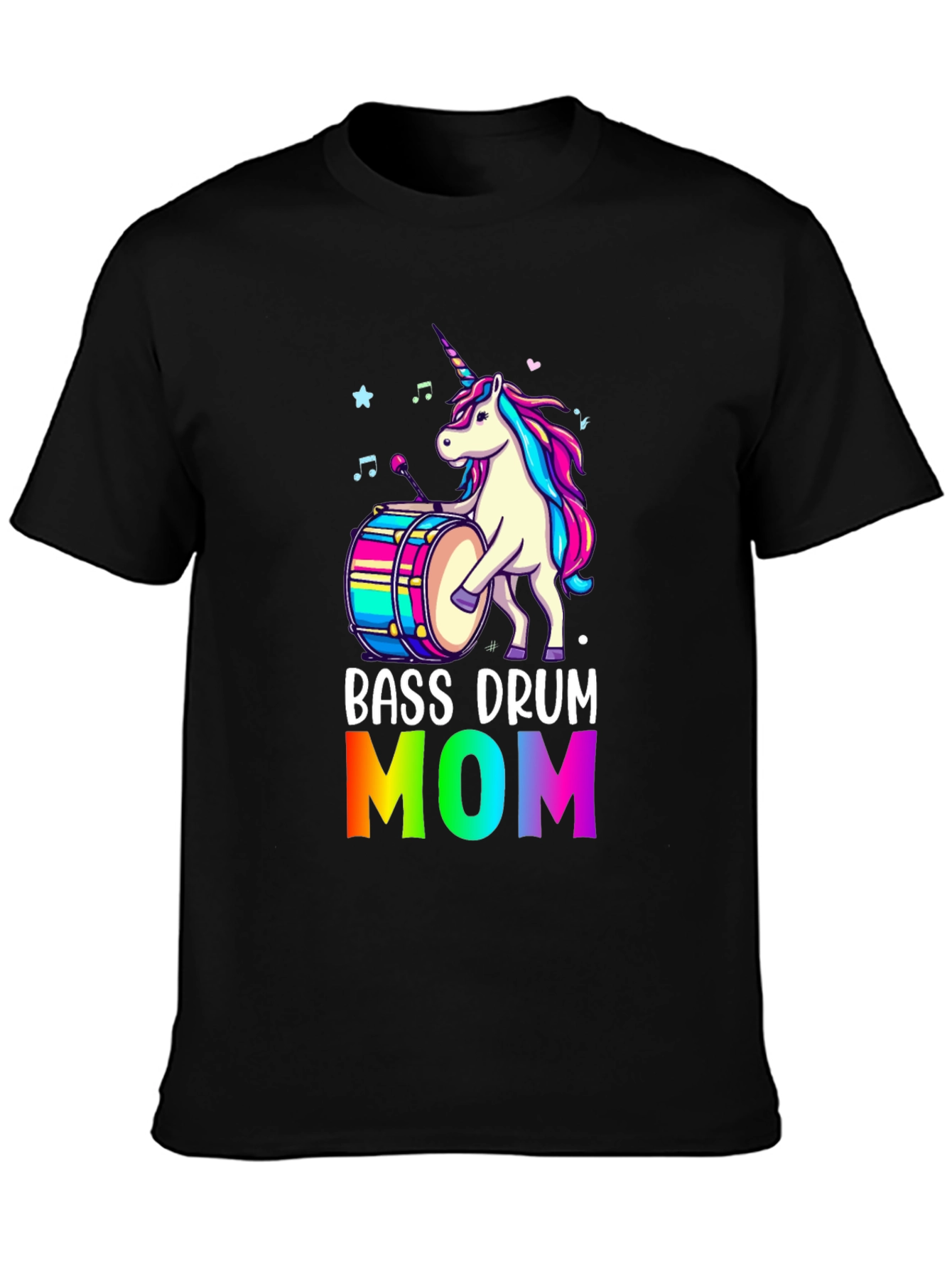 Bass Drum Mom Unicorn T-Shirt