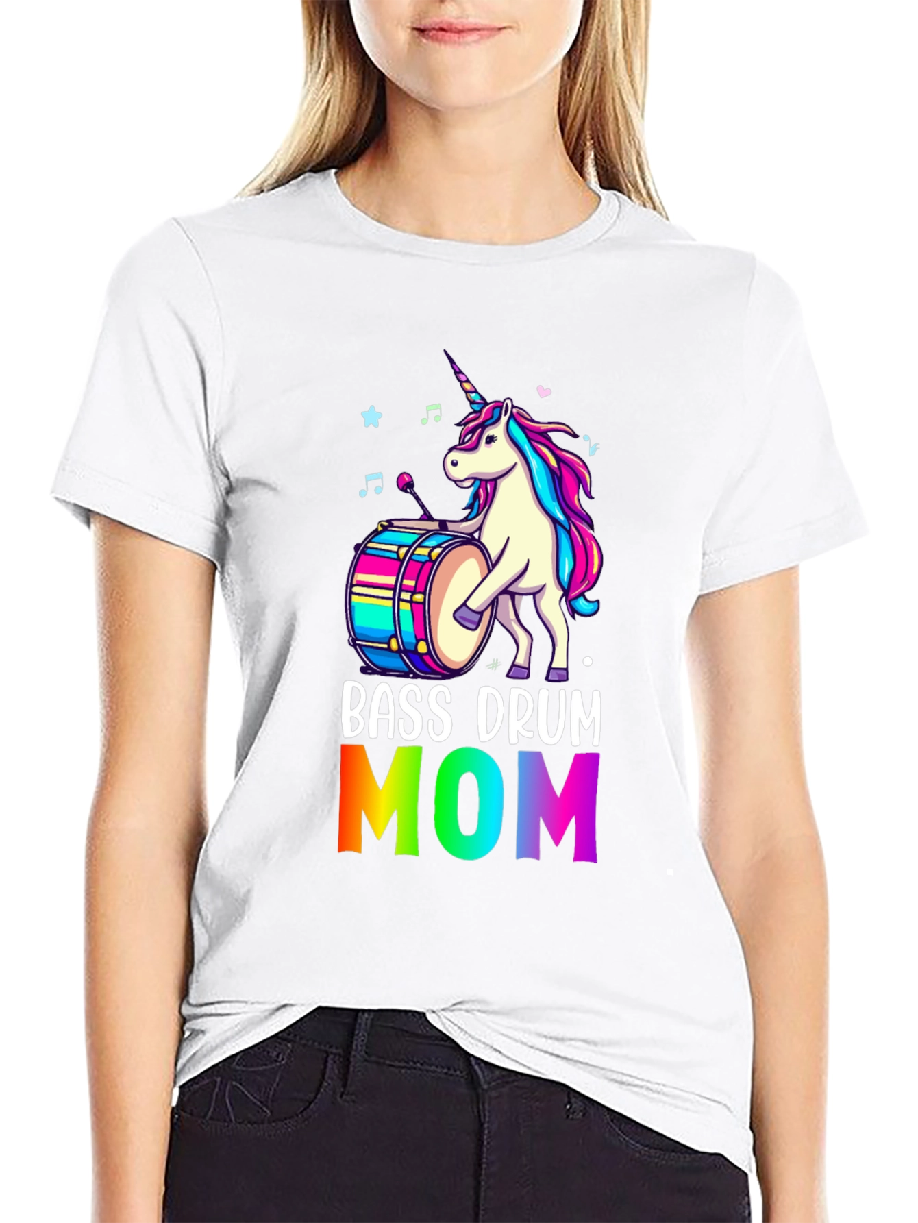 Bass Drum Mom Unicorn T-Shirt