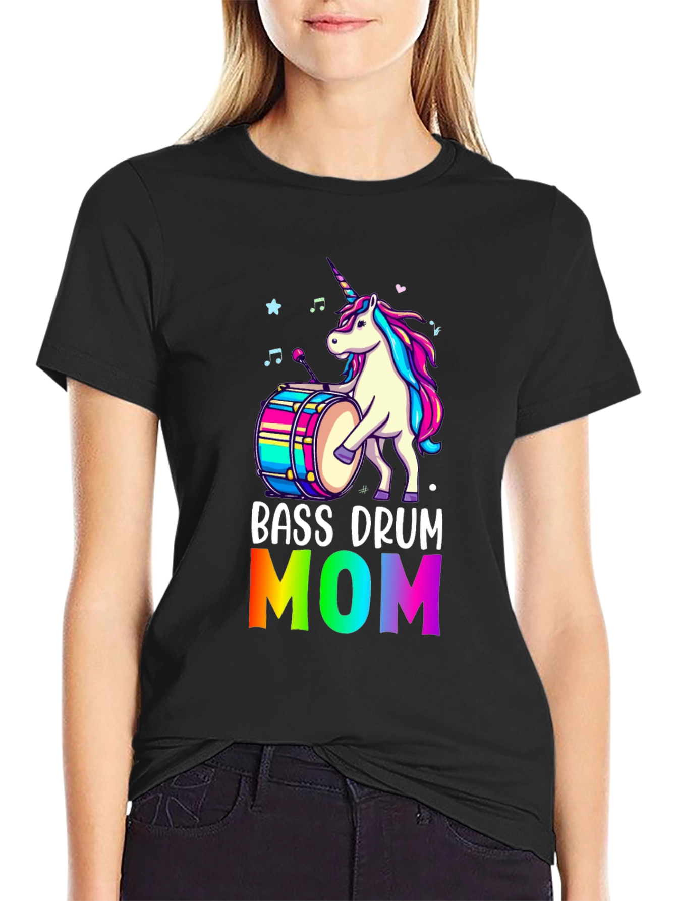 Bass Drum Mom Unicorn T-Shirt