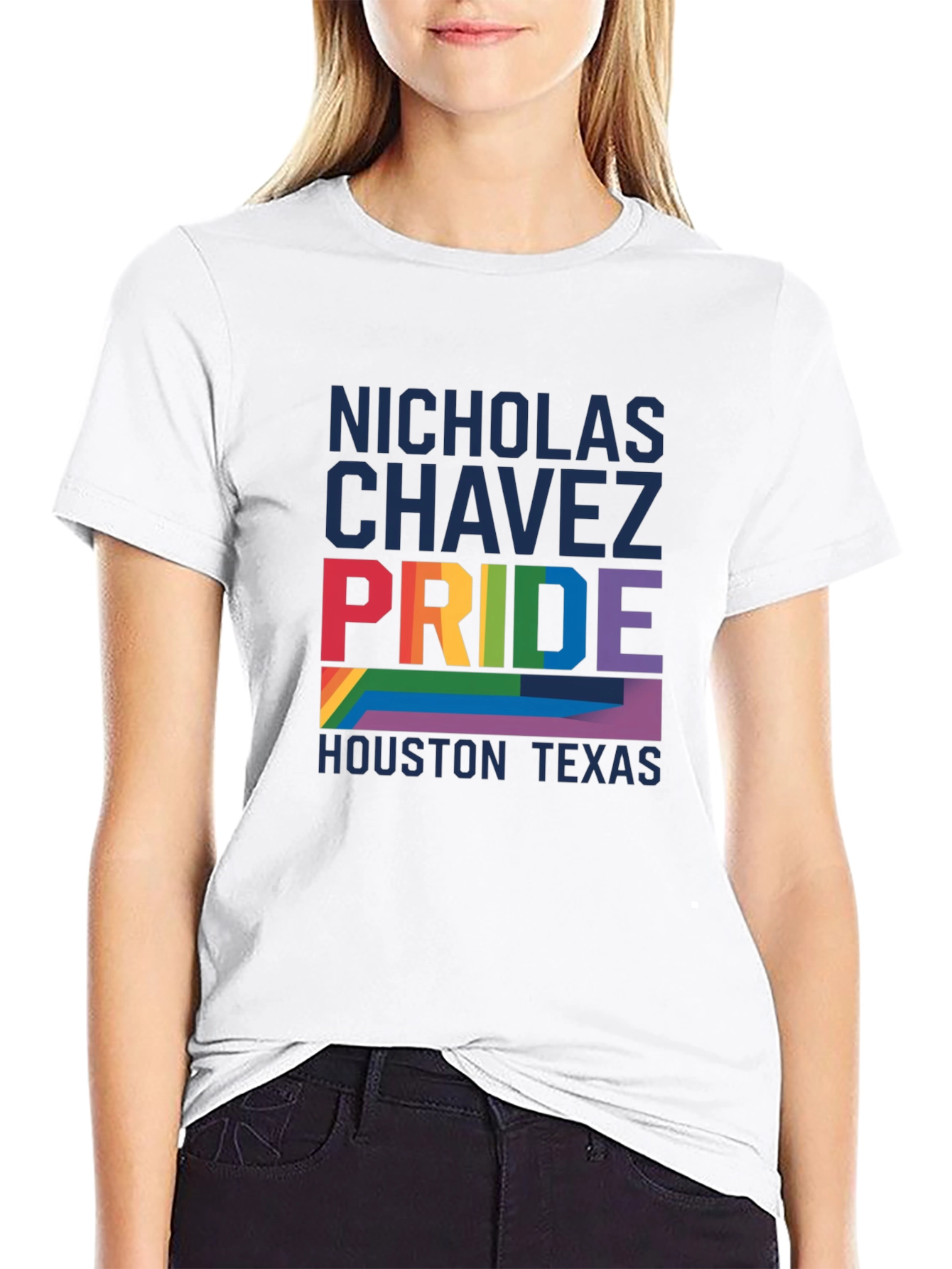 Nicholas Chavez Pride Houston Texas T-Shirt