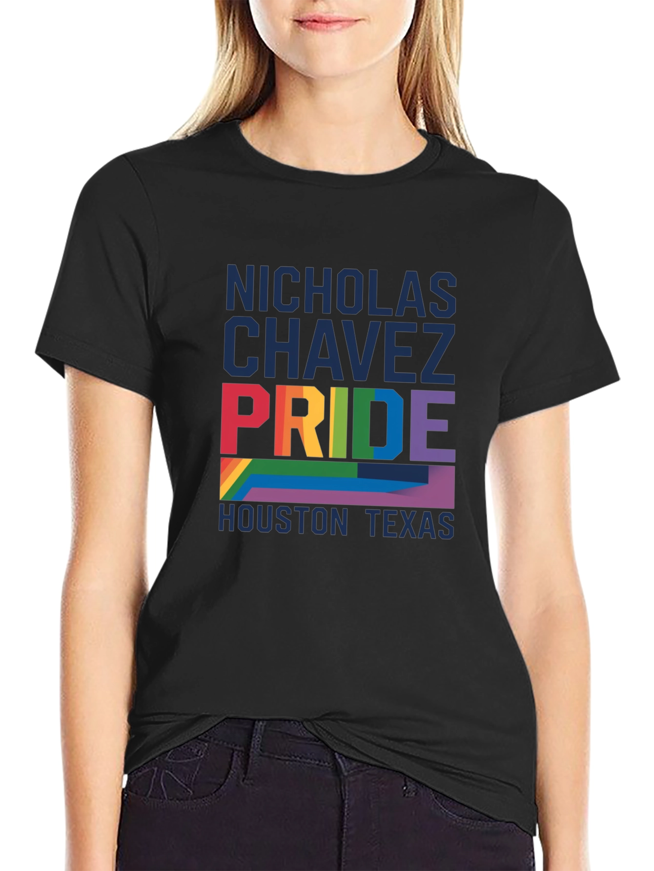 Nicholas Chavez Pride Houston Texas T-Shirt