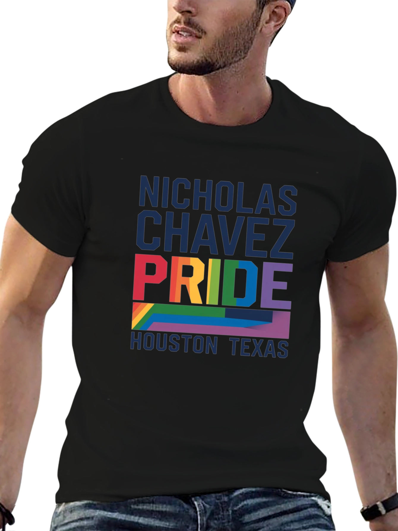 Nicholas Chavez Pride Houston Texas T-Shirt