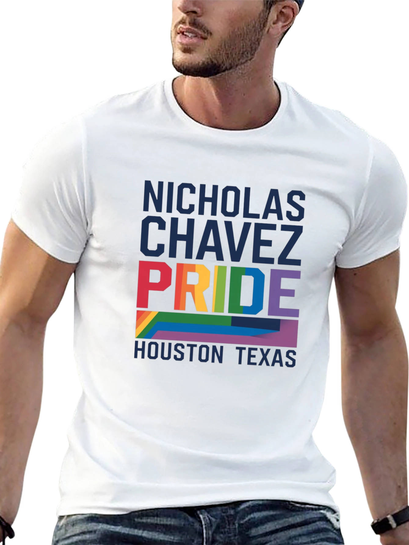 Nicholas Chavez Pride Houston Texas T-Shirt
