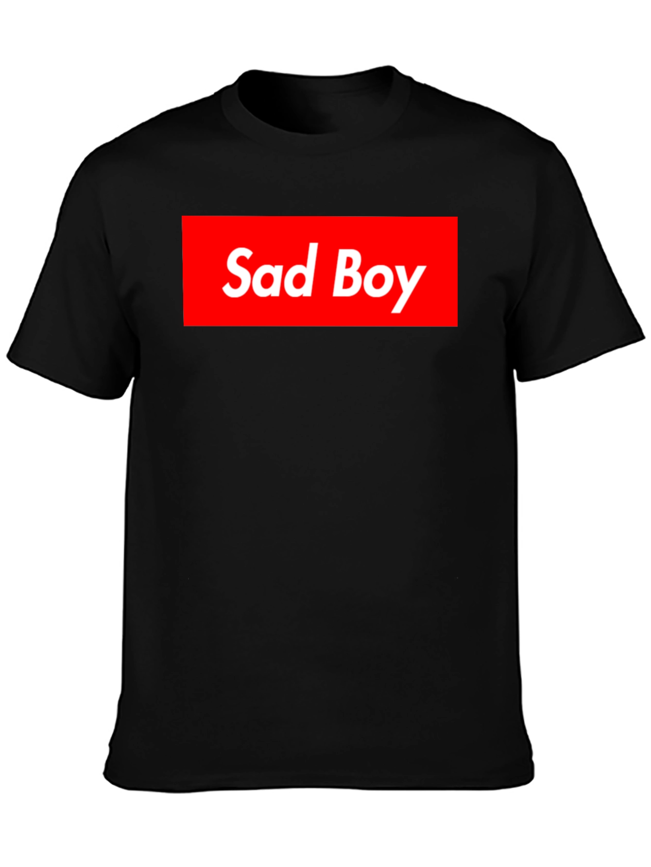 Sad Boy Graphic Tee - Red Box Logo