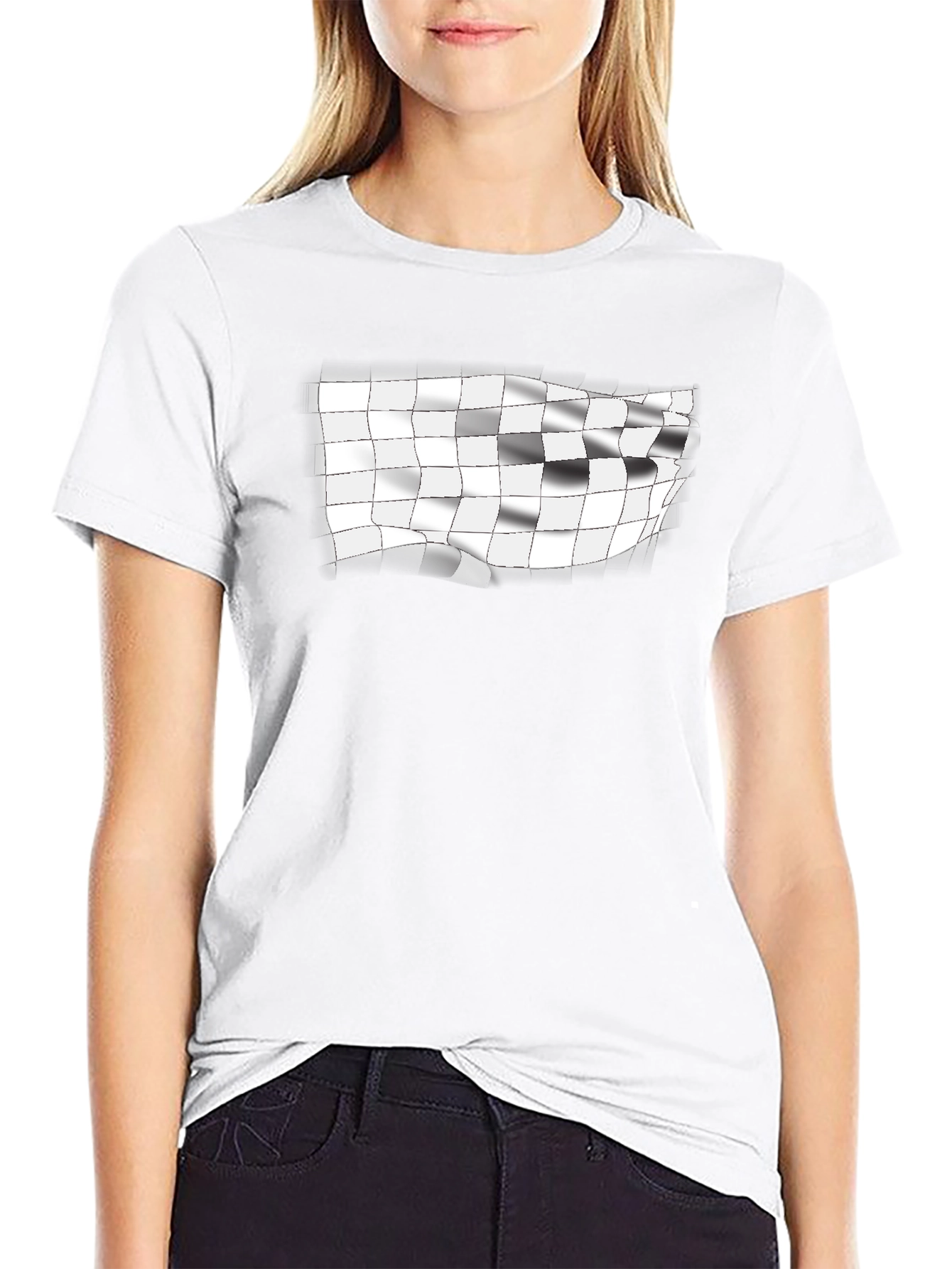 Checkered Flag Graphic Tee - Racing Fan T-Shirt