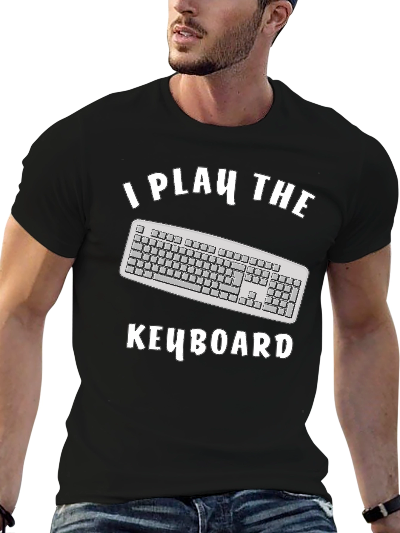 I Play The Keyboard T-Shirt - Funny Musician Tee