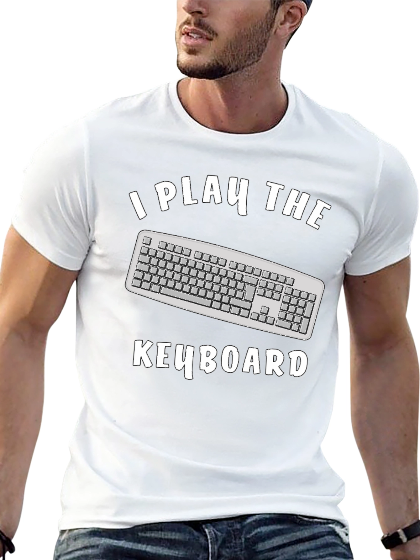 I Play The Keyboard T-Shirt - Funny Musician Tee