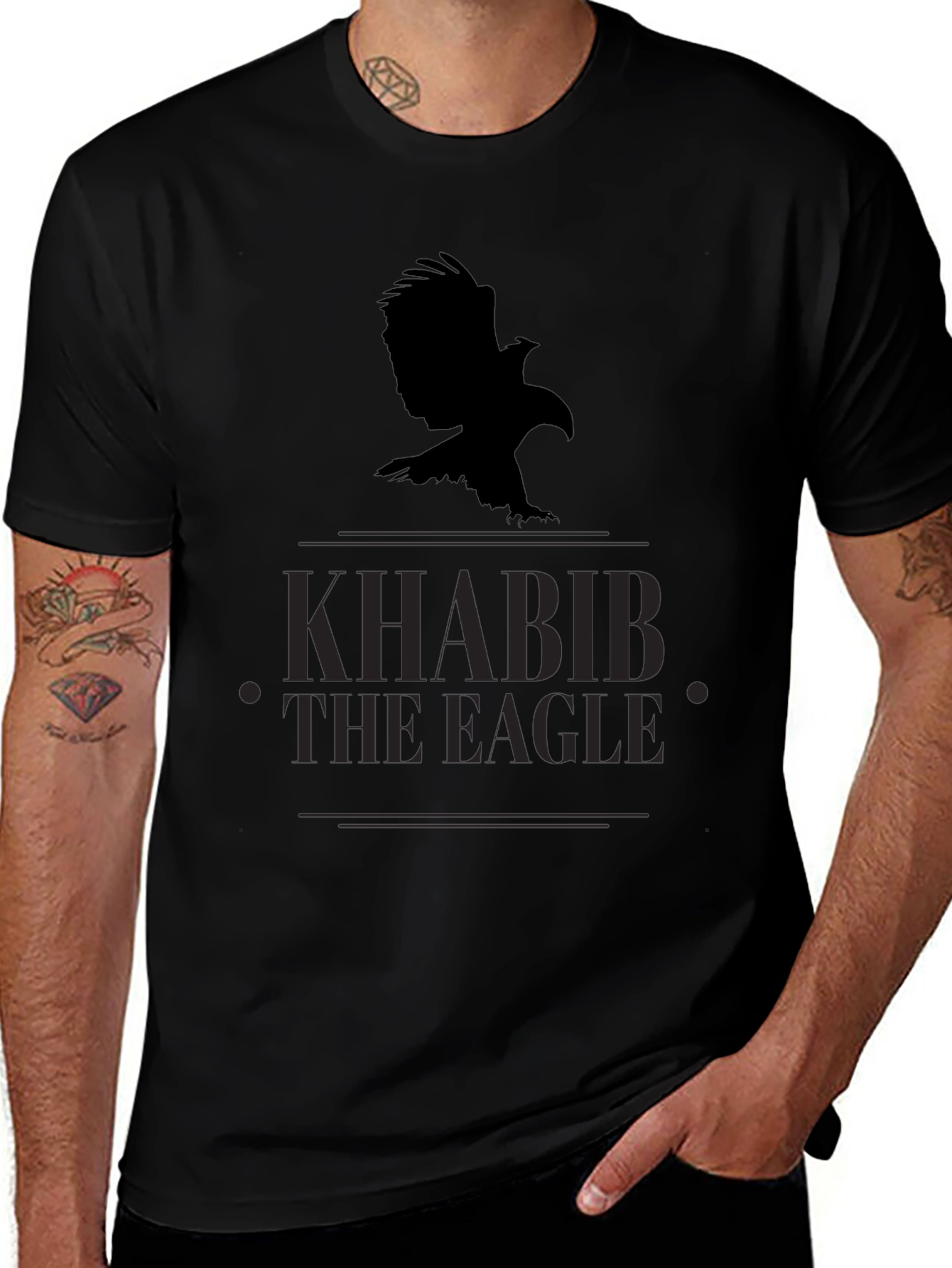Khabib The Eagle Black T-Shirt