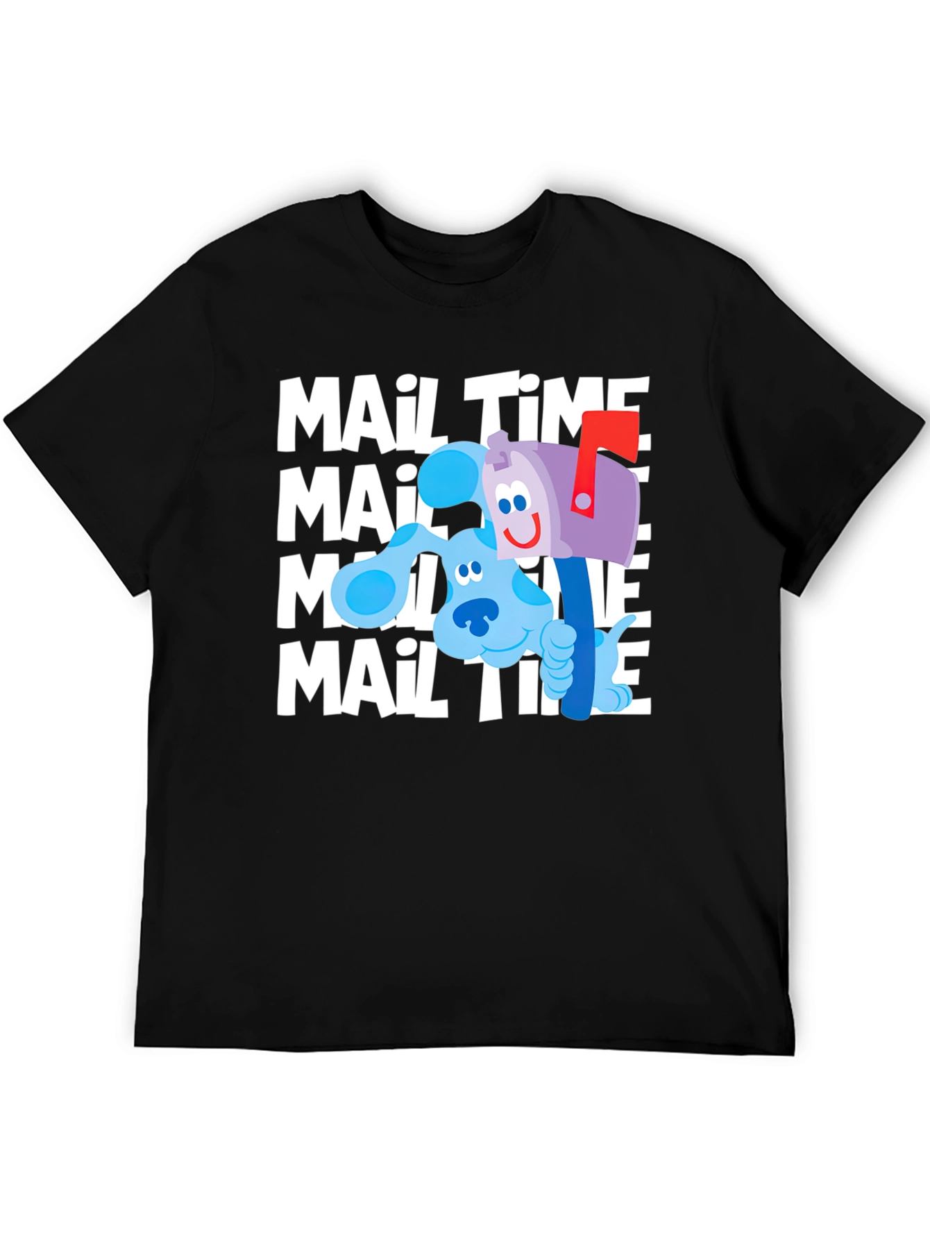 Blues Clues Mail Time Black T-Shirt