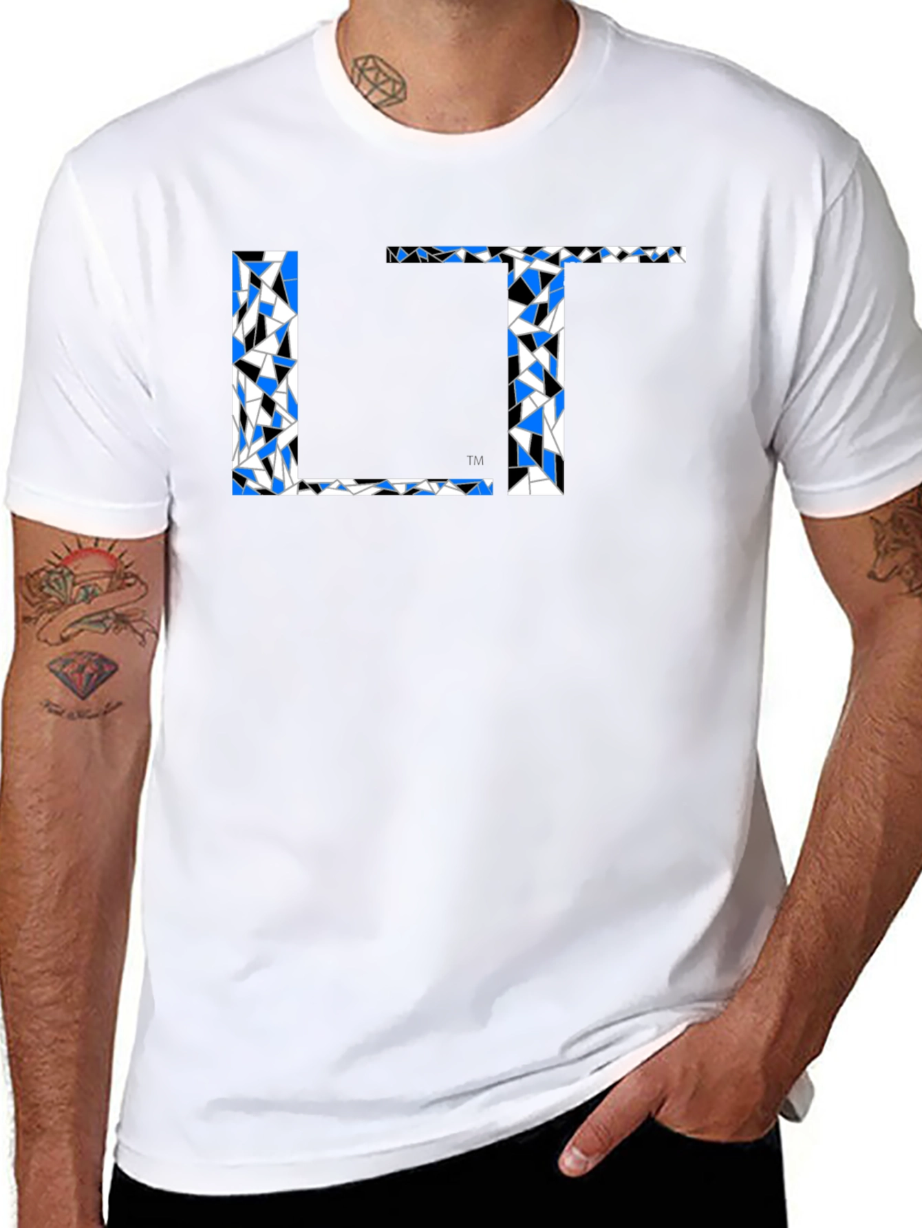Abstract Initial T-Shirt