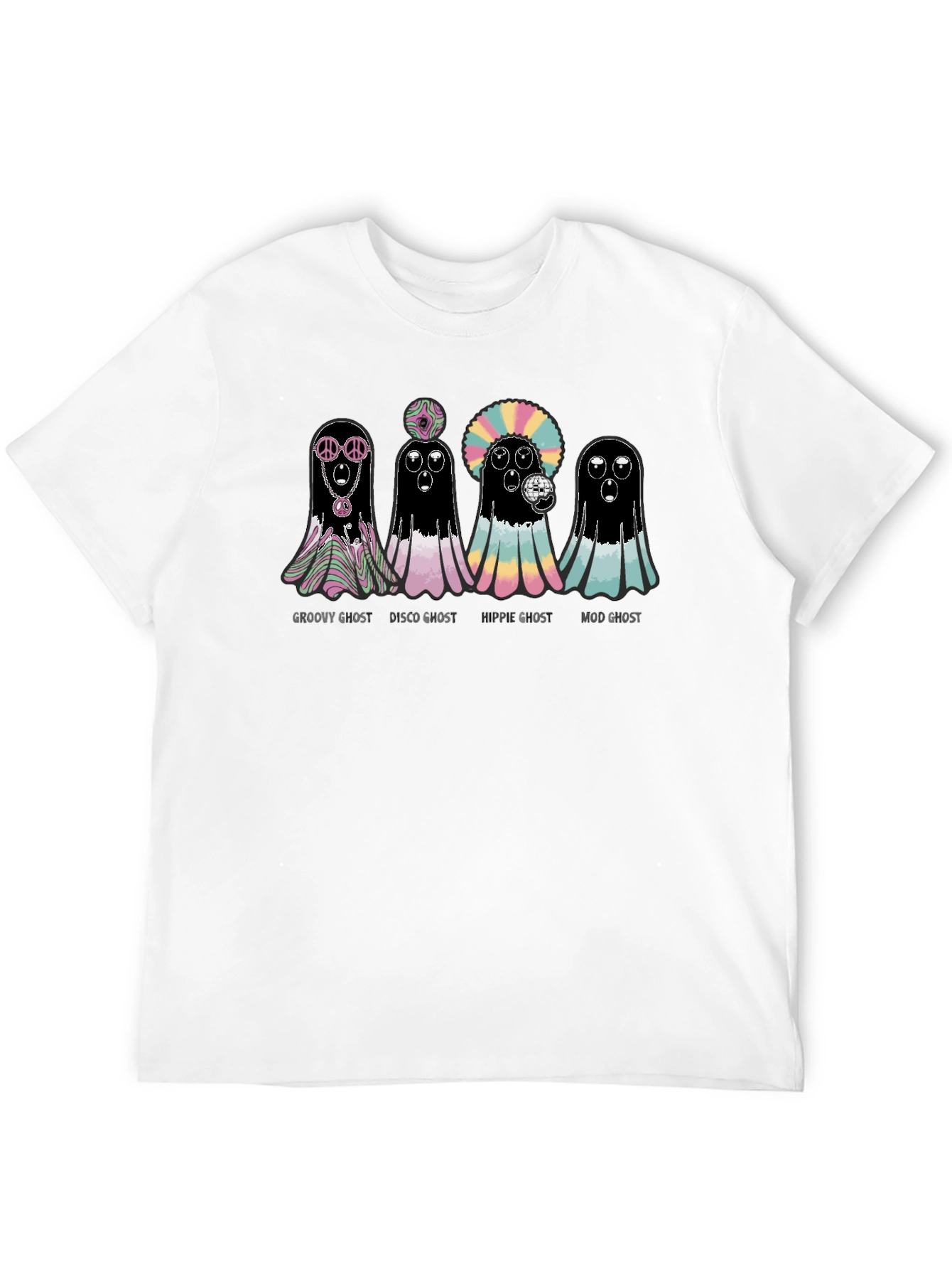 Groovy Ghost T-Shirt - Halloween Fun
