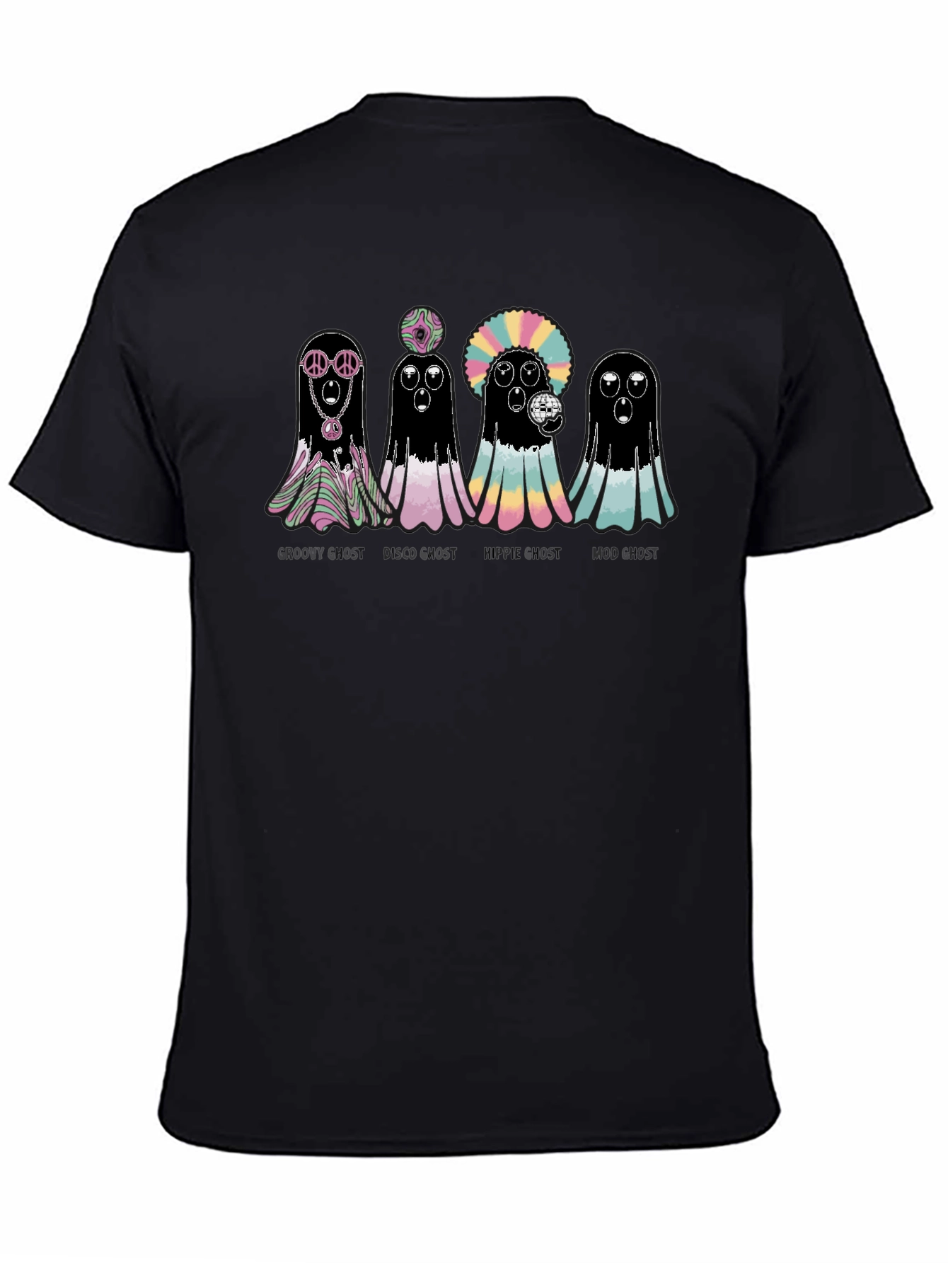 Groovy Ghost T-Shirt - Halloween Fun