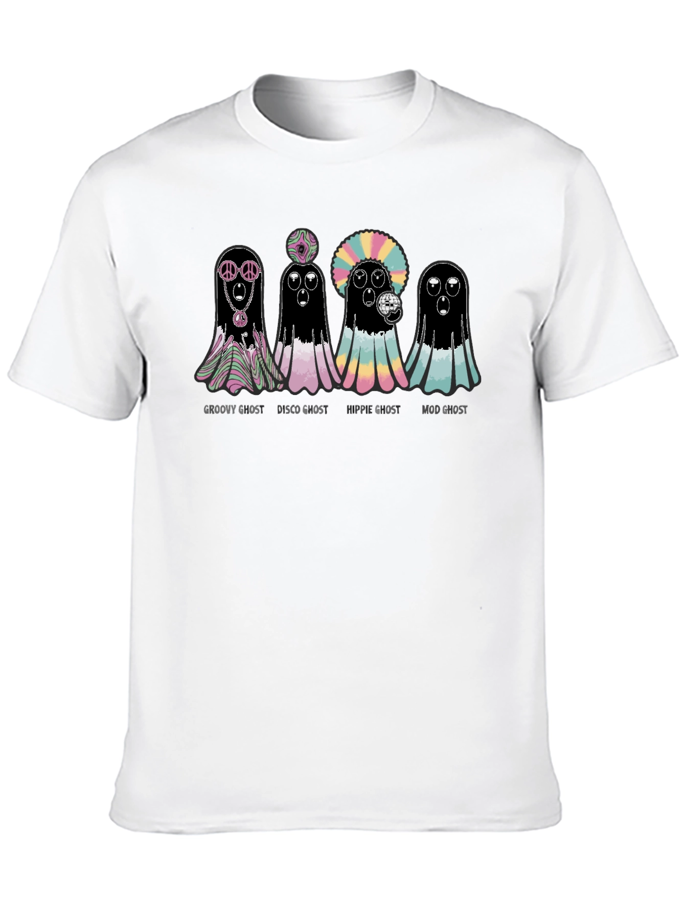 Groovy Ghost T-Shirt - Halloween Fun