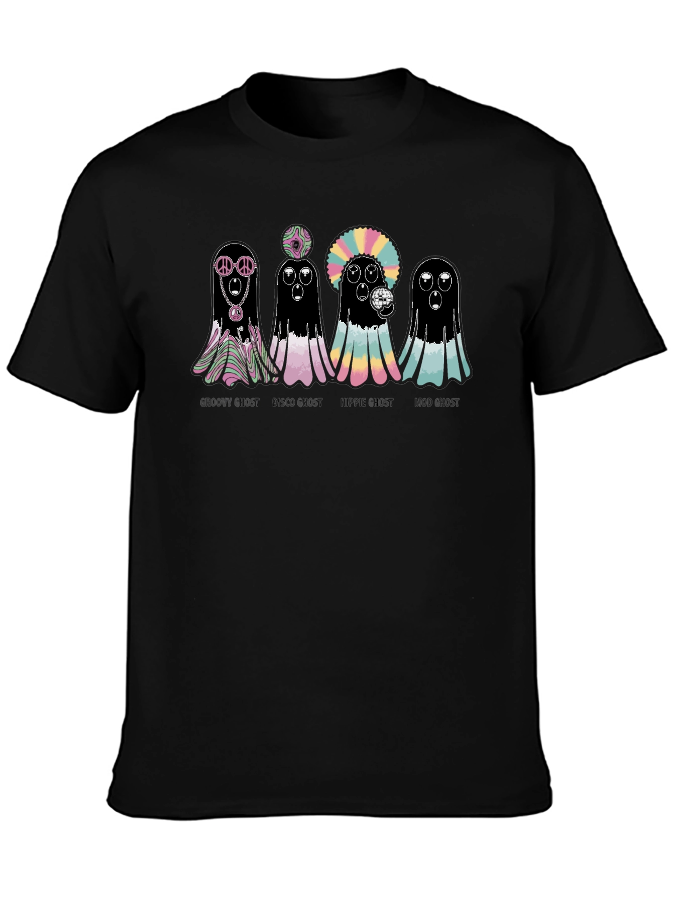 Groovy Ghost T-Shirt - Halloween Fun