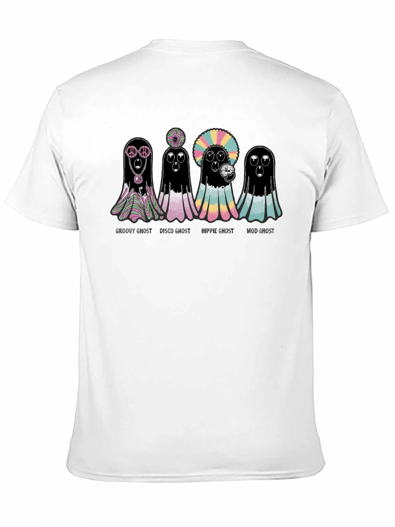Groovy Ghost T-Shirt - Halloween Fun