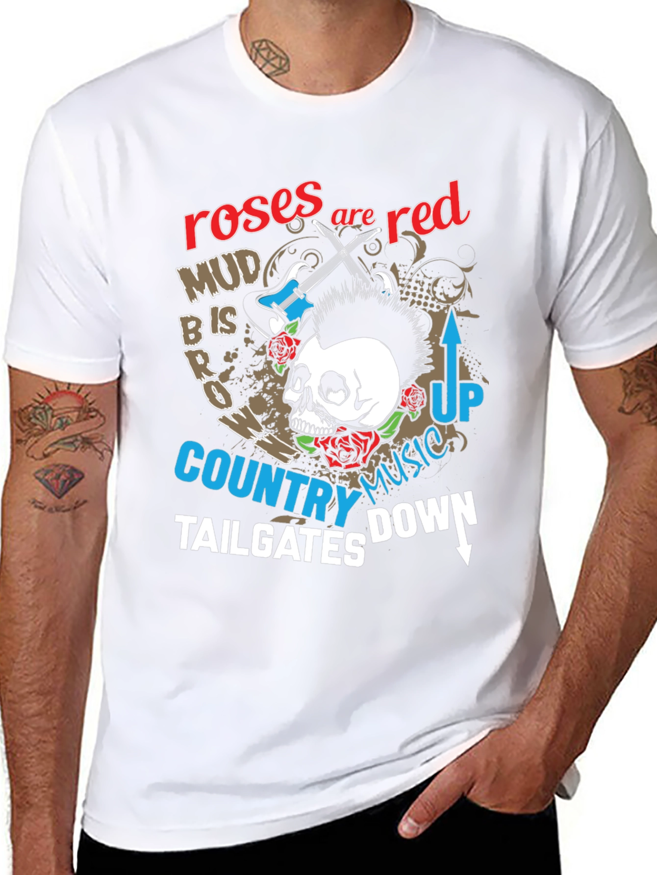 Roses are Red Country Music T-Shirt