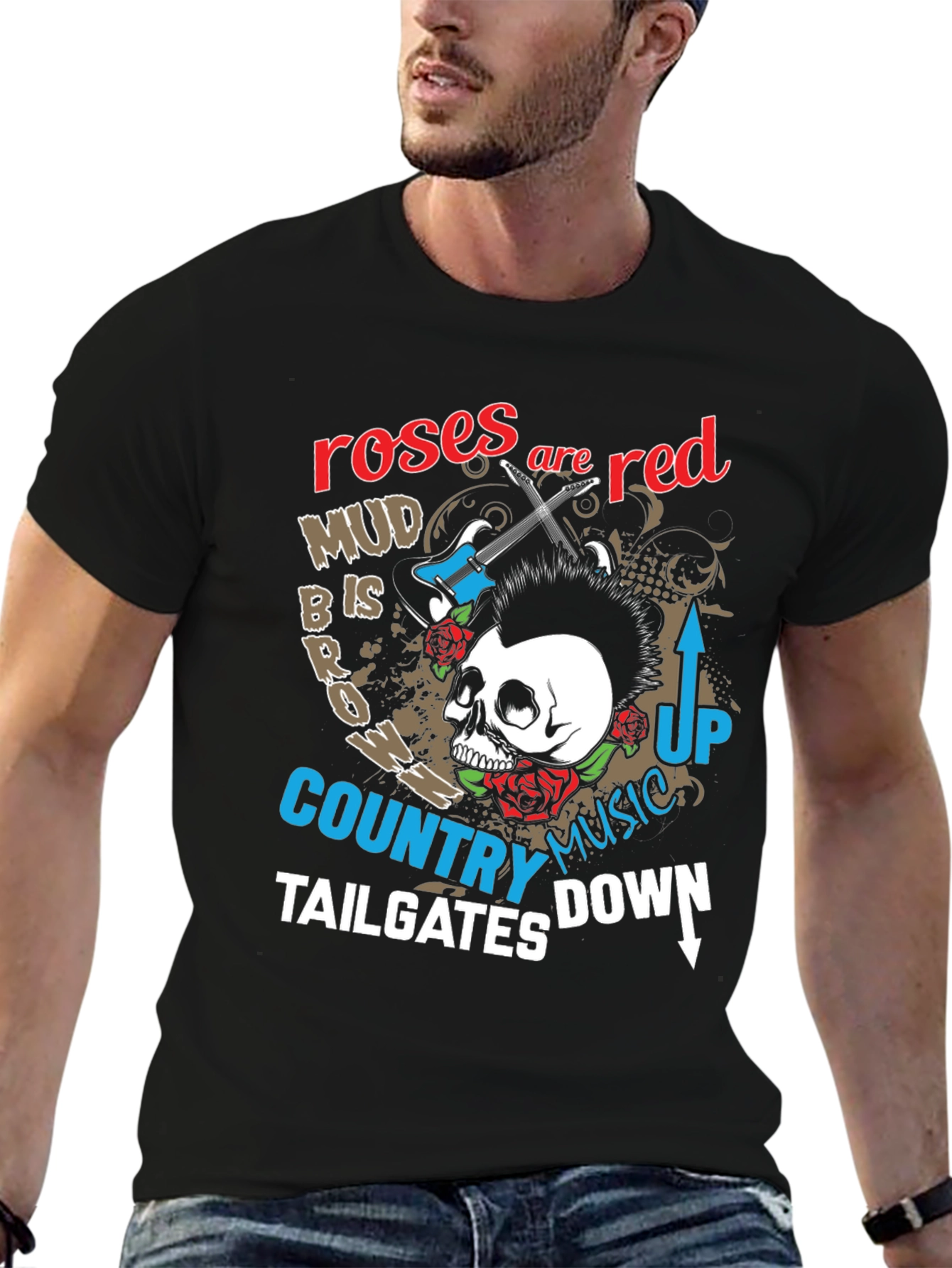 Roses are Red Country Music T-Shirt