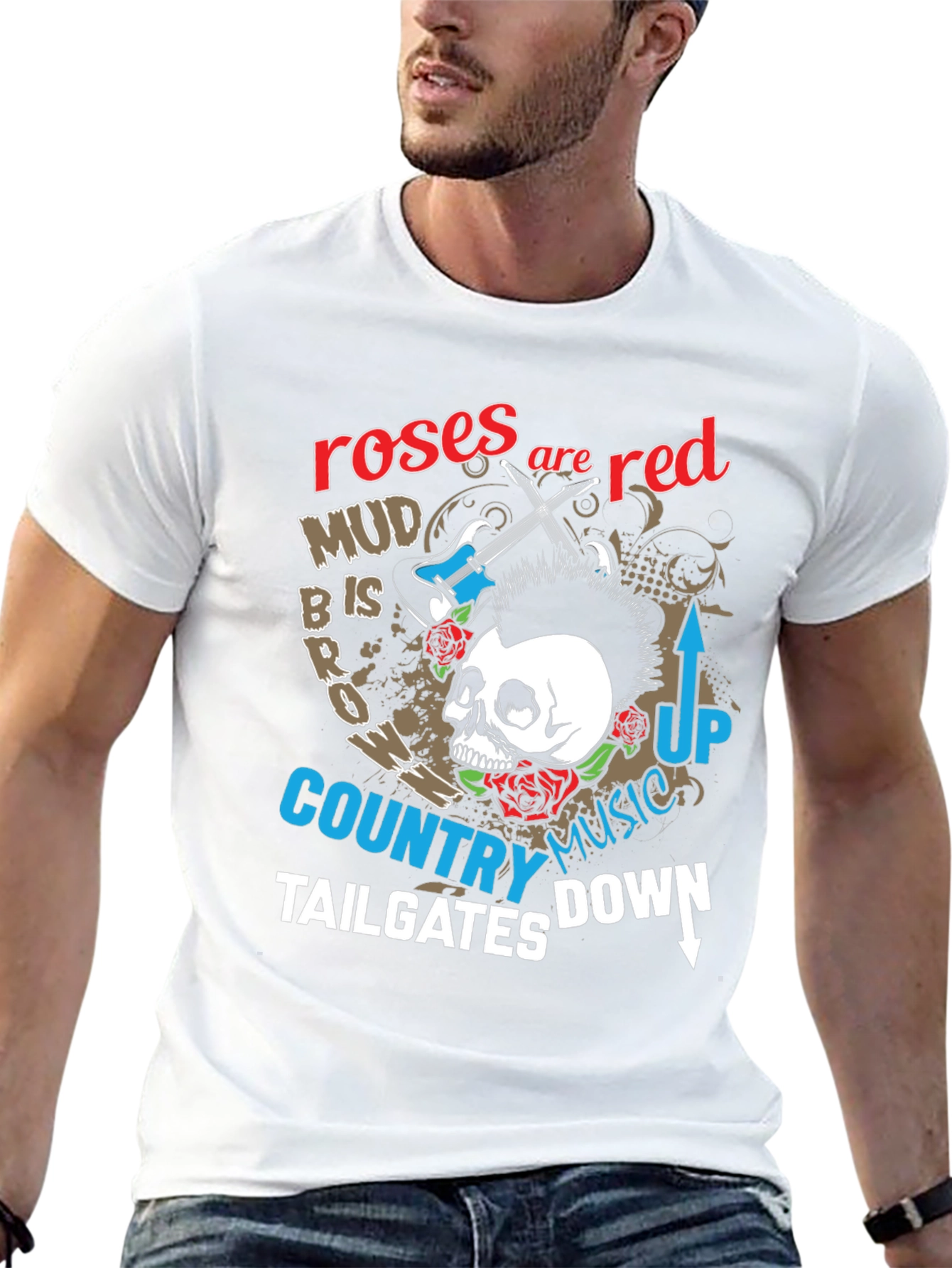 Roses are Red Country Music T-Shirt