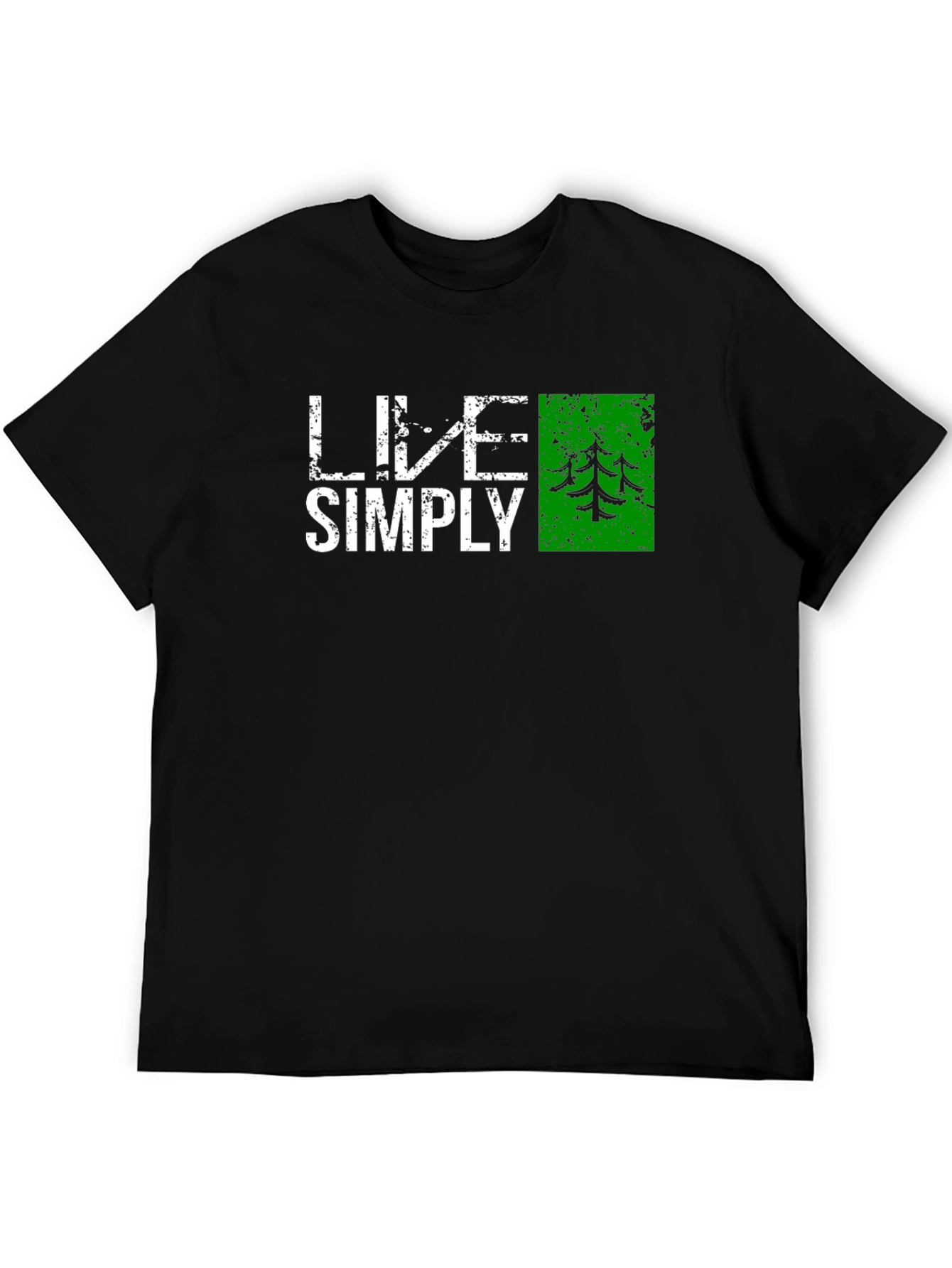 Live Simply Nature T-Shirt - Black