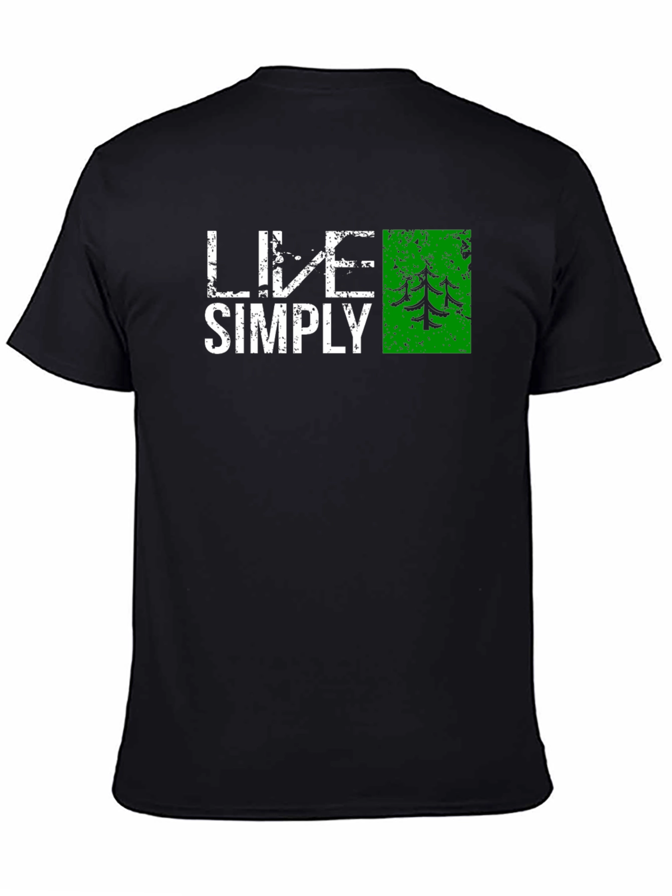 Live Simply Nature T-Shirt - Black