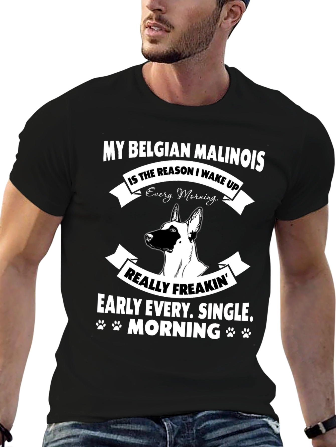 Belgian Malinois Dog Lover Graphic T-Shirt