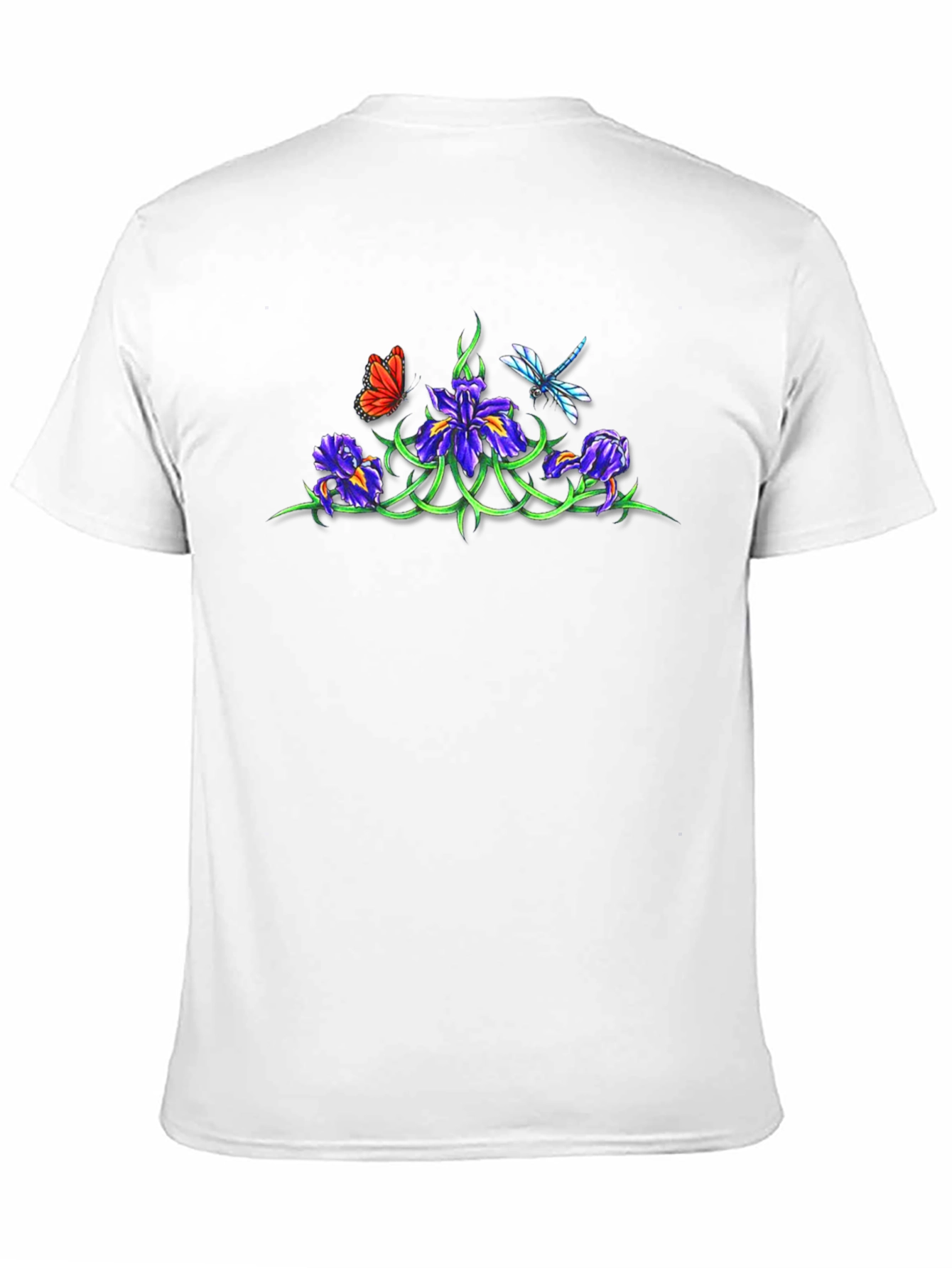 Floral Butterfly Dragonfly T-Shirt