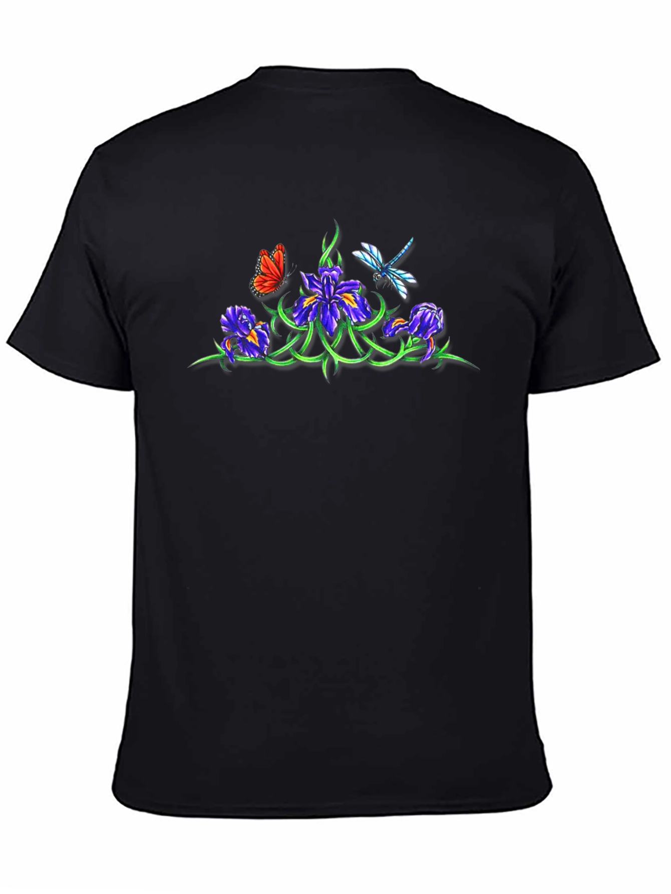 Floral Butterfly Dragonfly T-Shirt