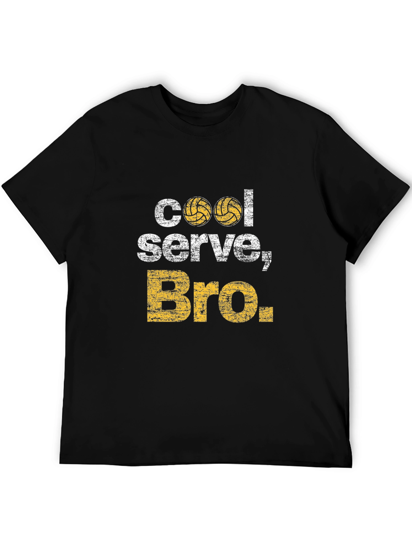 Cool Serve Bro Volleyball Graphic T-Shirt