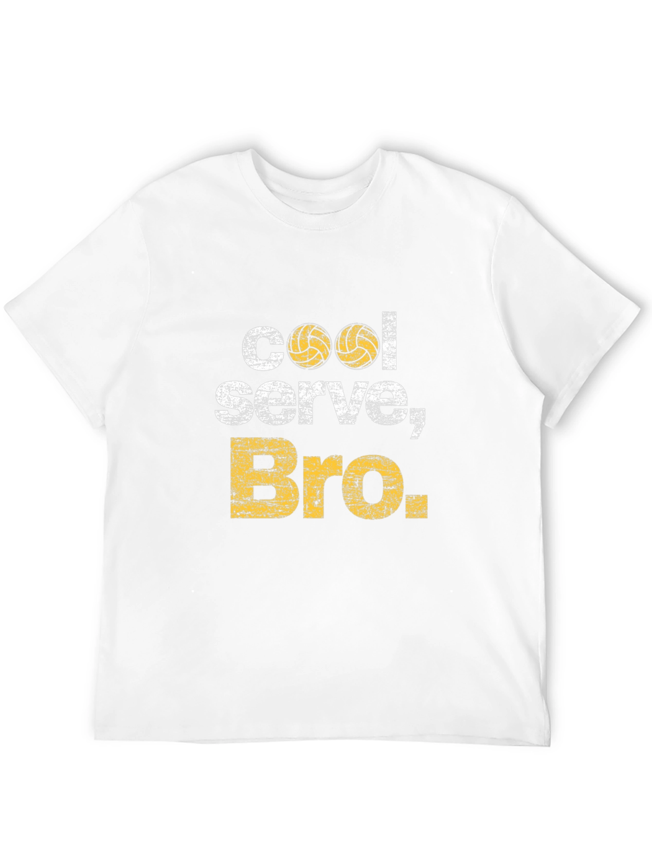 Cool Serve Bro Volleyball Graphic T-Shirt